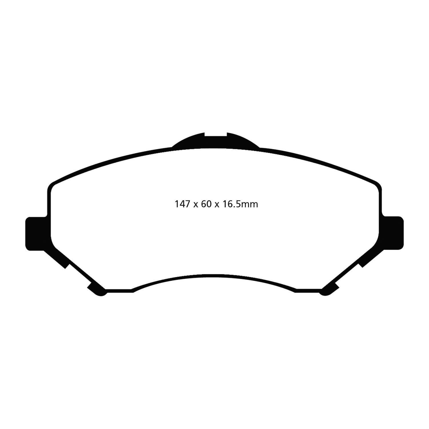 EBC Performance Brake Pads UD1273