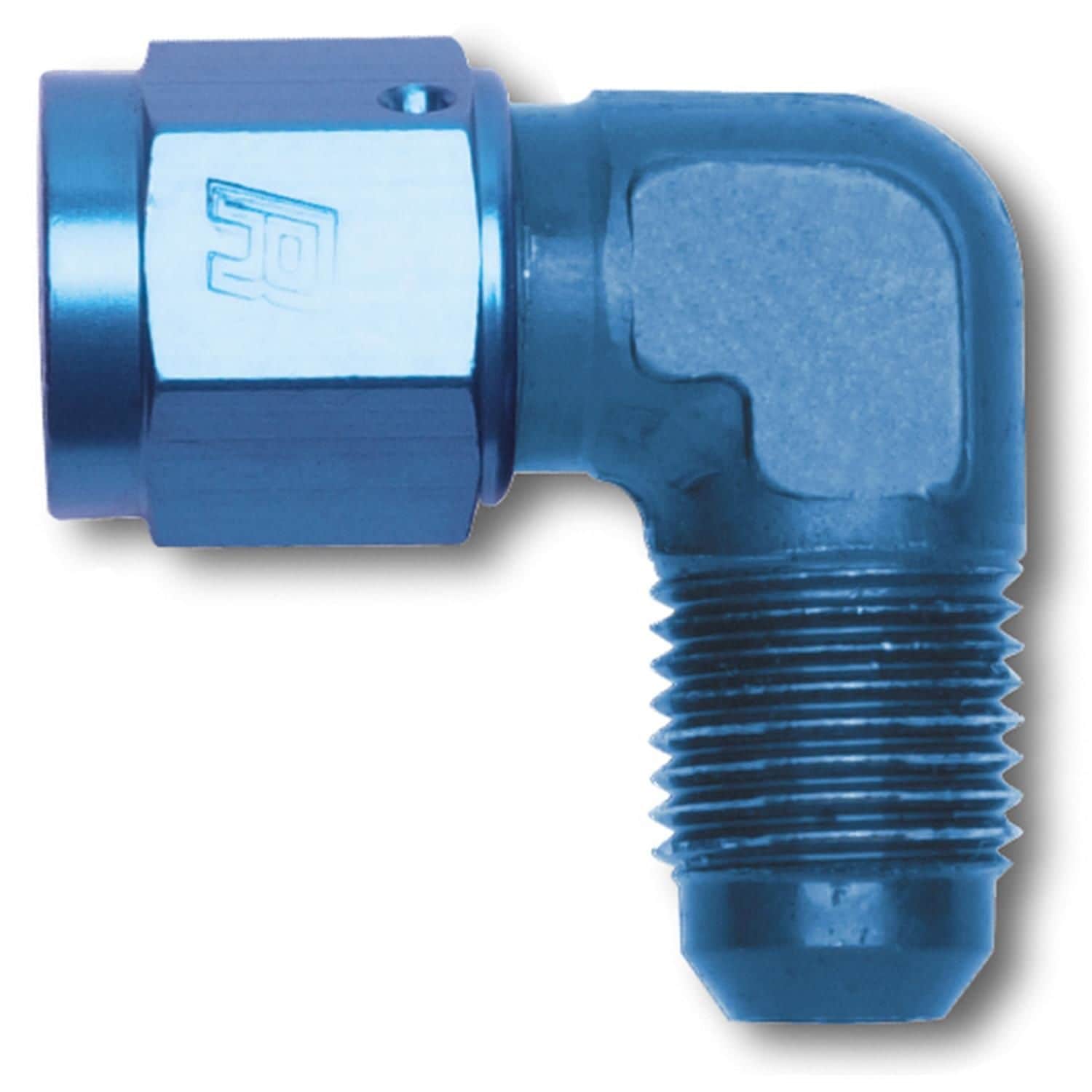 Russell Edelbrock -3AN 90 Female to Male Degrees Swivel Hose Fitting