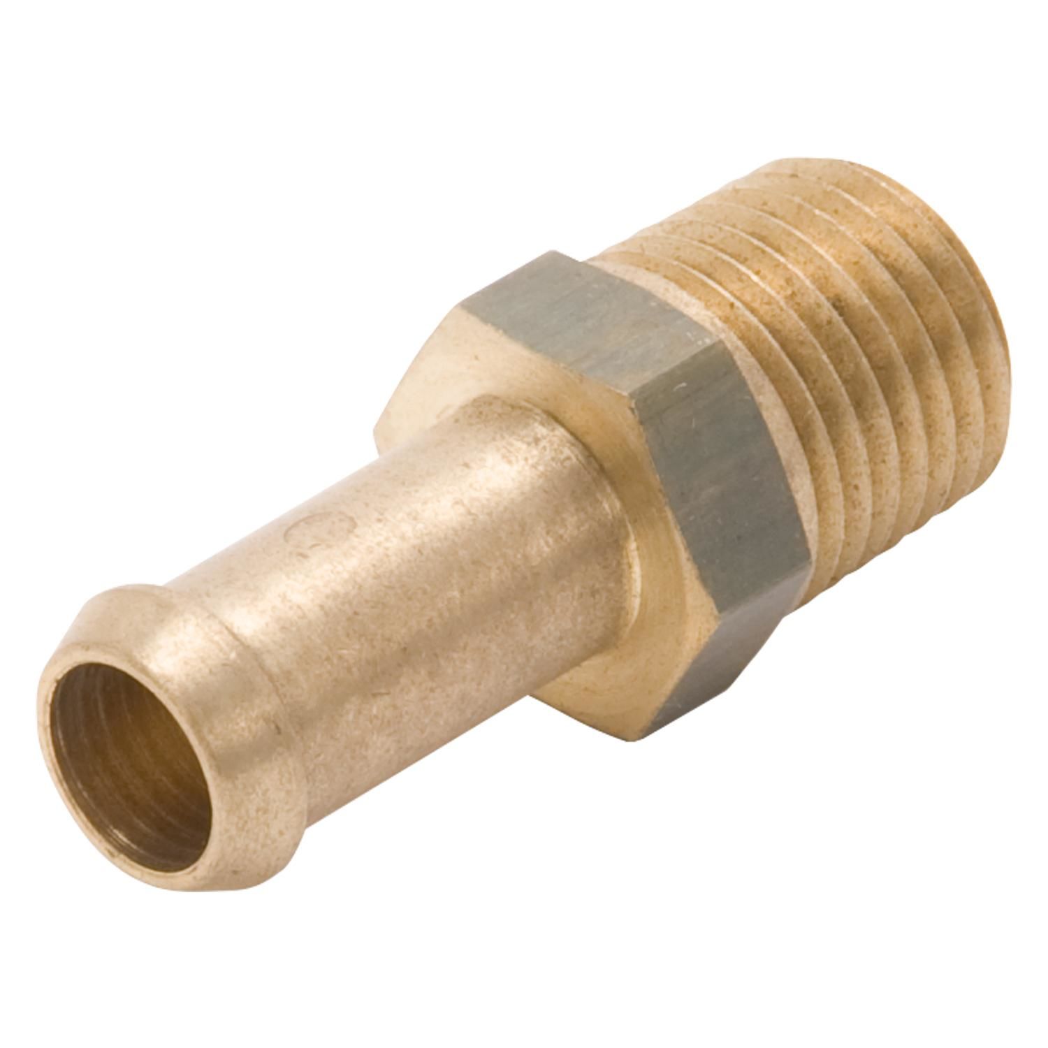 Fuel inlet hose fitting. 3/8 hose. New - Quadrajet Power Store