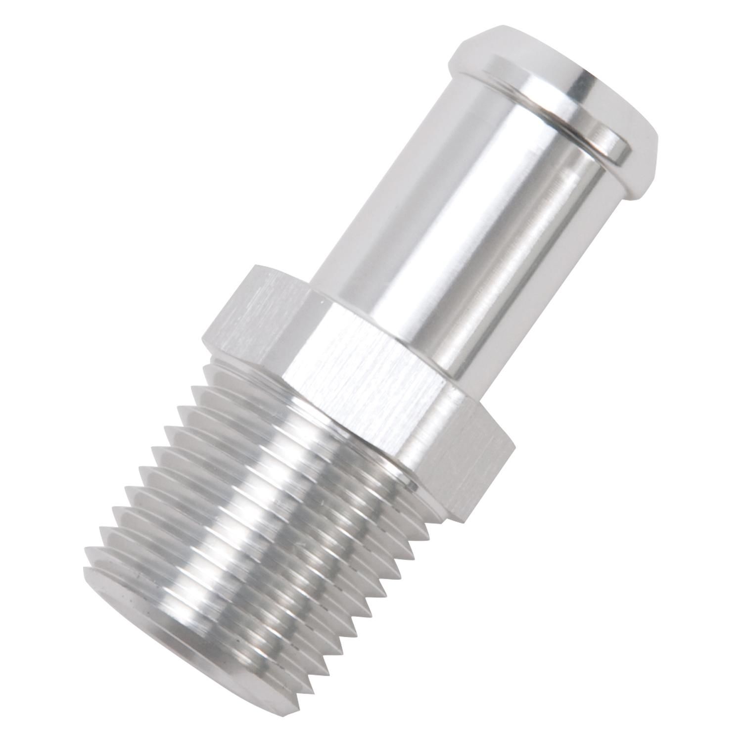 Edelbrock 1/2in NPT and 5/8in Barb Heater Hose End Fitting