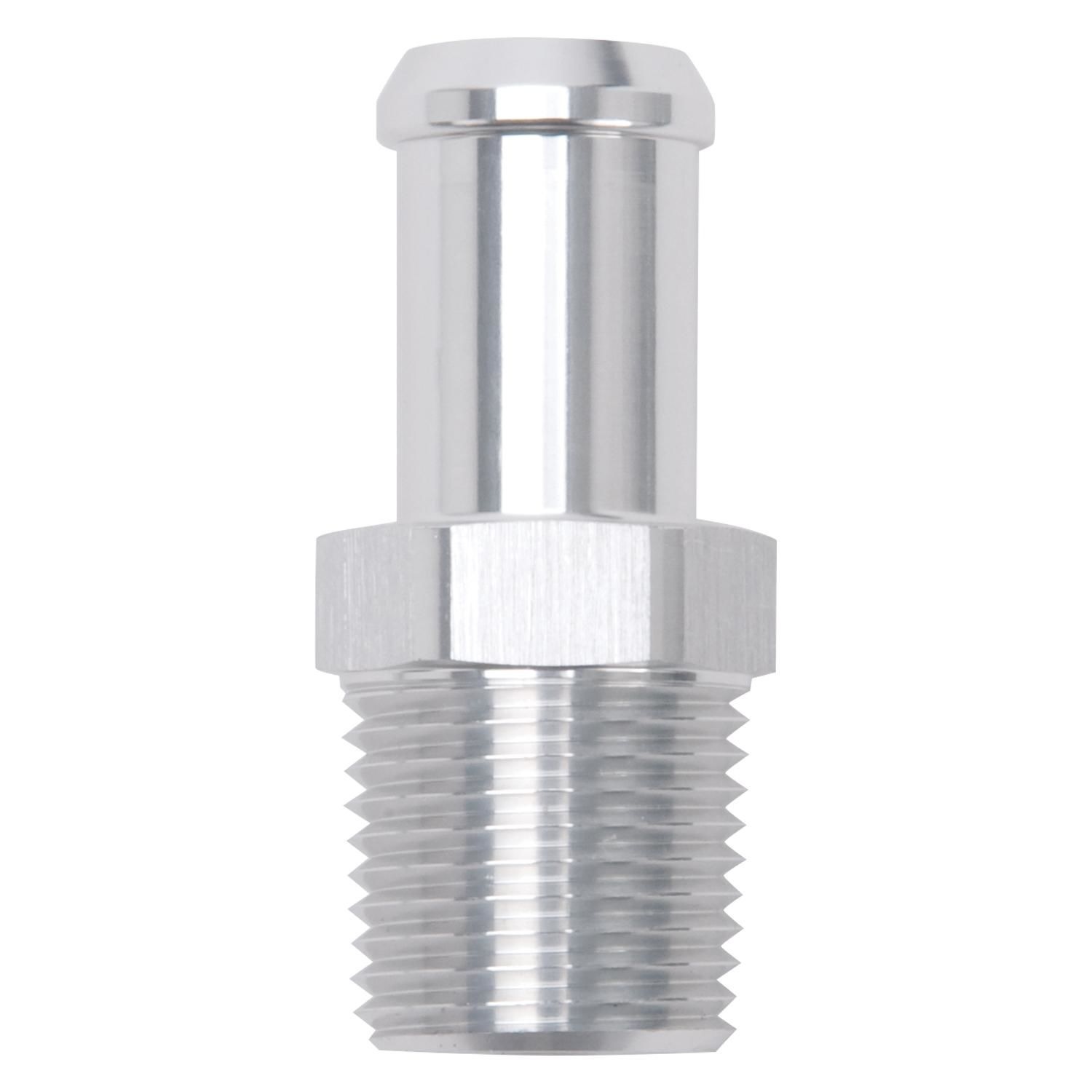 Edelbrock 1/2in NPT and 5/8in Barb Heater Hose End Fitting