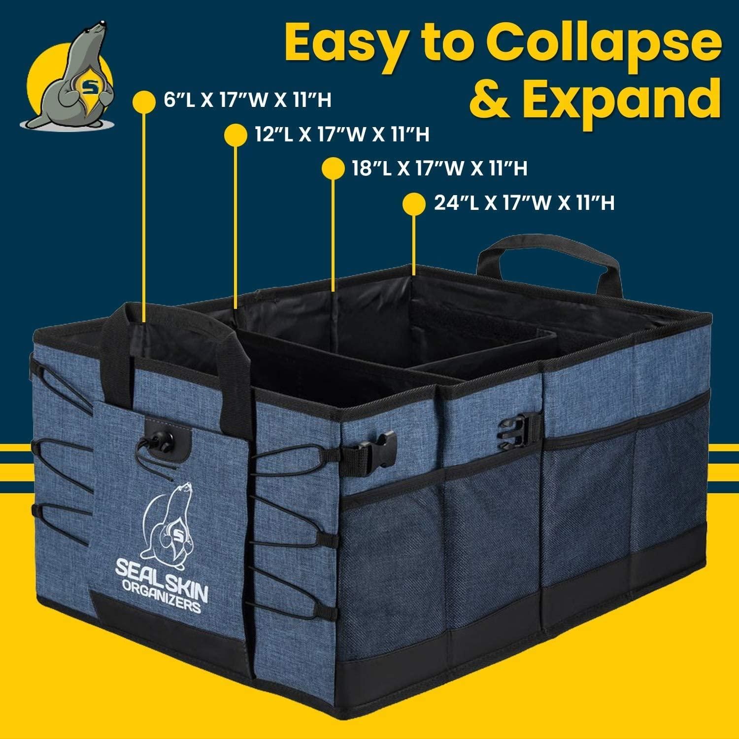 Seal Skin Covers Universal Trunk Organizer that Expands Up to 2ft