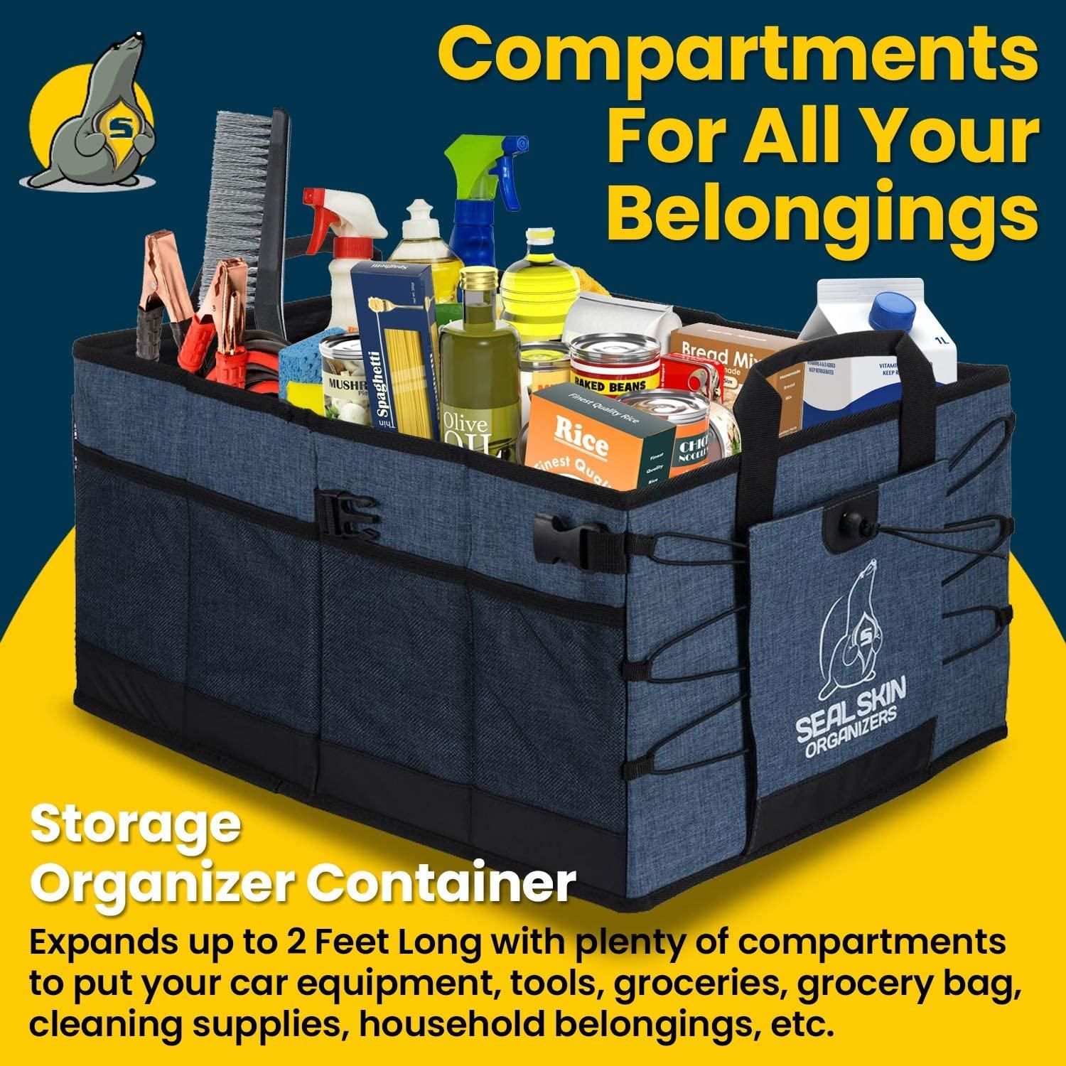 Seal Skin Covers Universal Trunk Organizer that Expands Up to 2ft