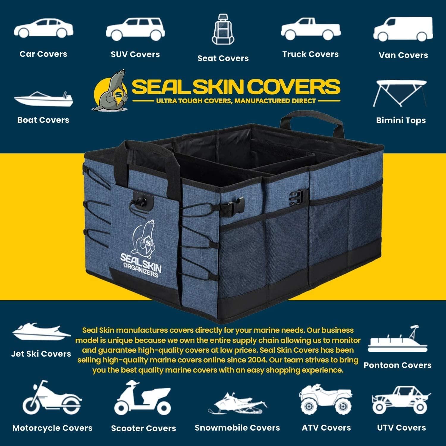 Seal Skin Covers Universal Trunk Organizer that Expands Up to 2ft