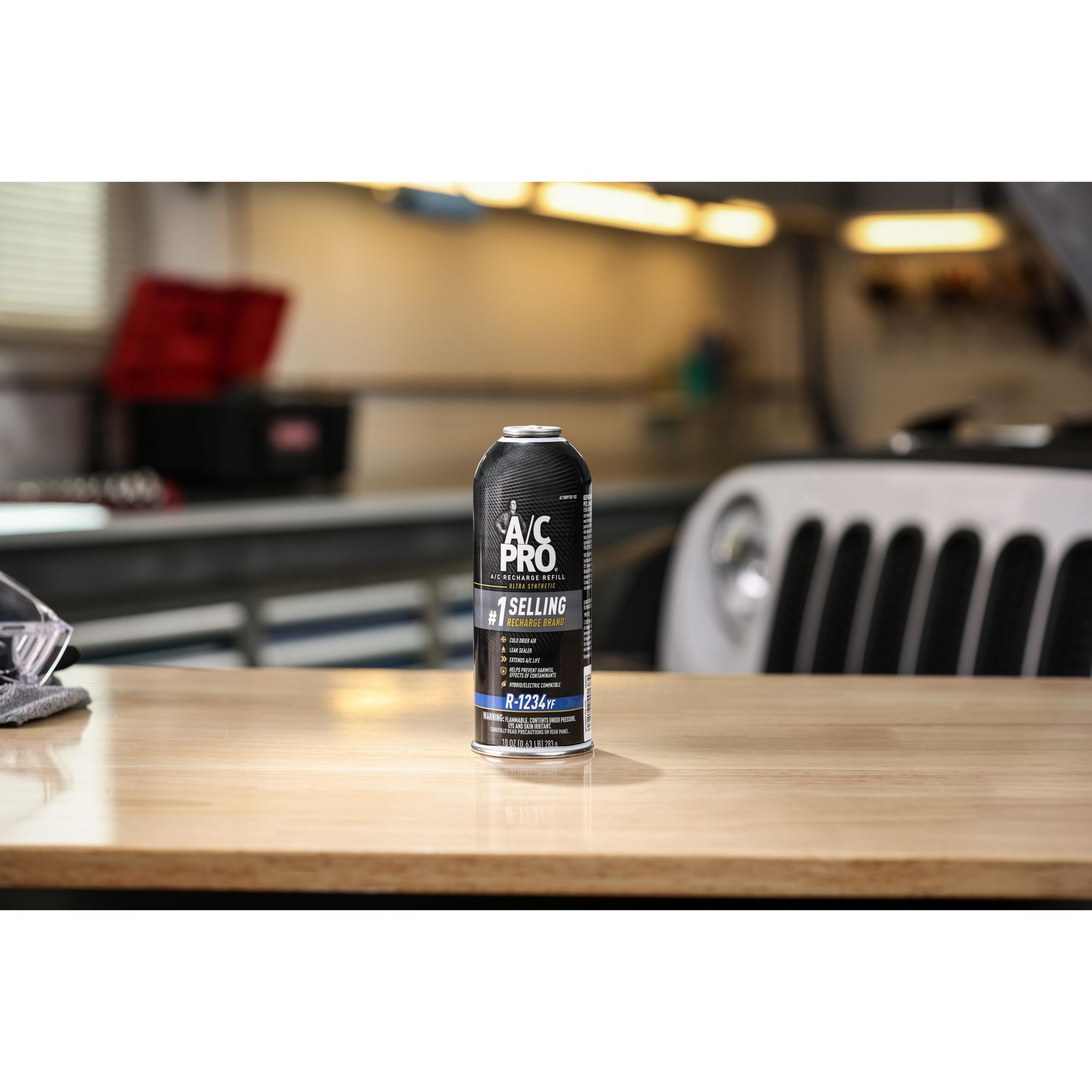 A/C Pro R-1234yf Ultra Synthetic Refrigerant / Stop Leak 10oz
