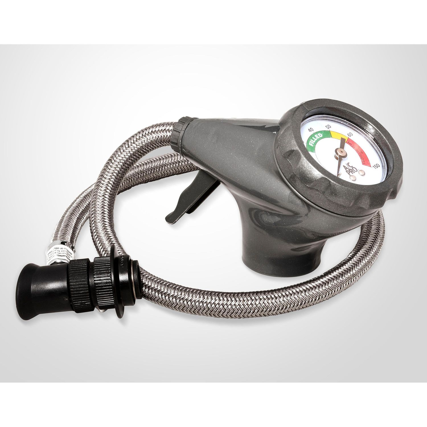 A/C Pro R134a Ultra Synthetic Refrigerant/Stop Leak/Charging Hose/Gauge