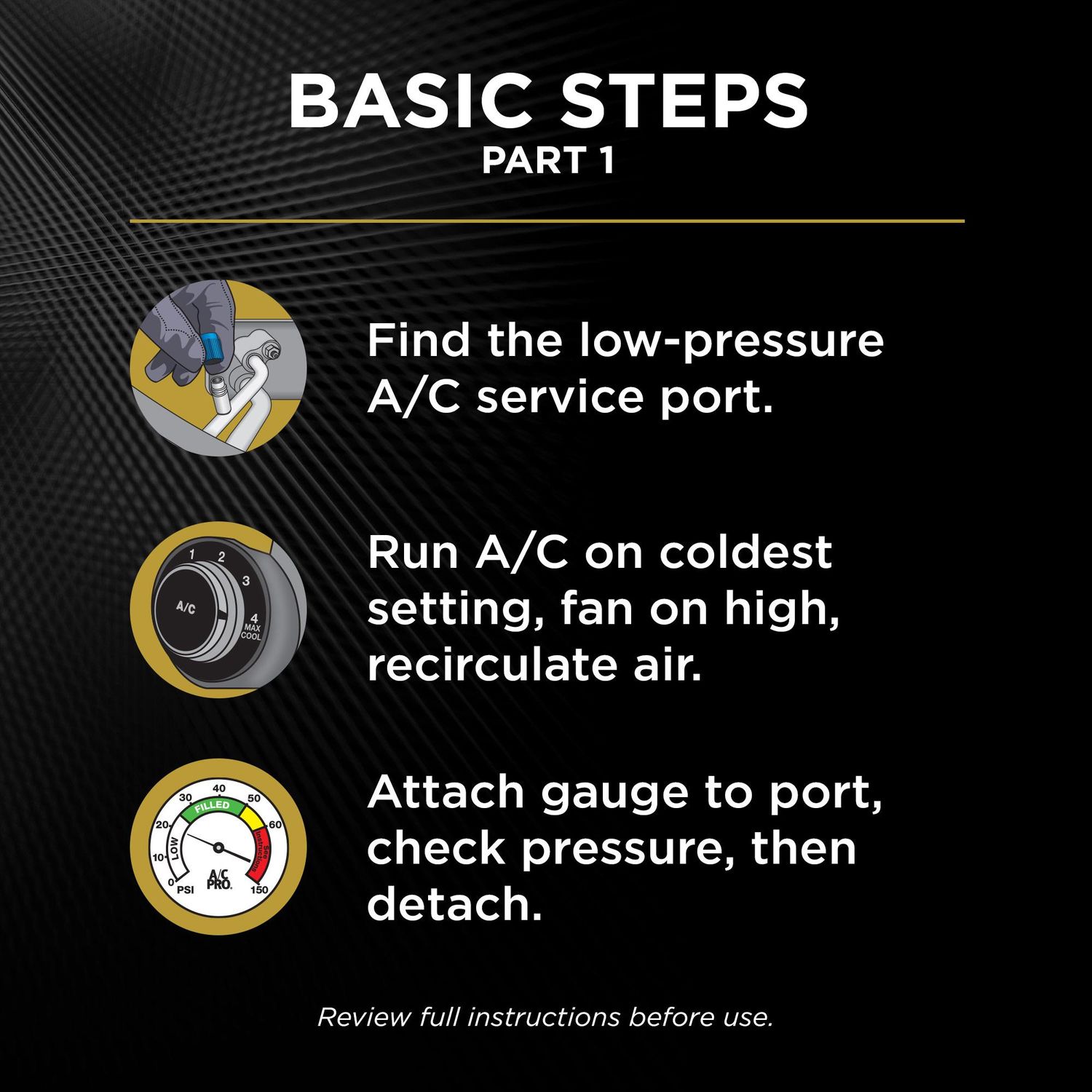 A/C Pro R1234yf Kit 14oz