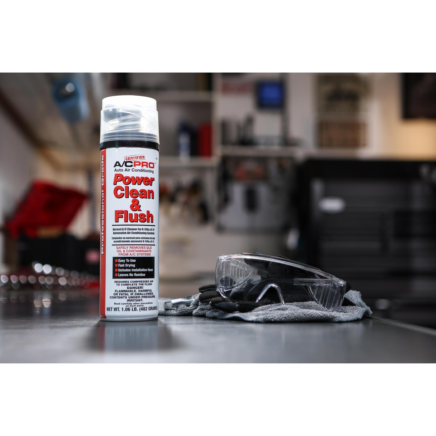 Certified A/C Pro Flush System Cleaner Aerosol Spray 17oz