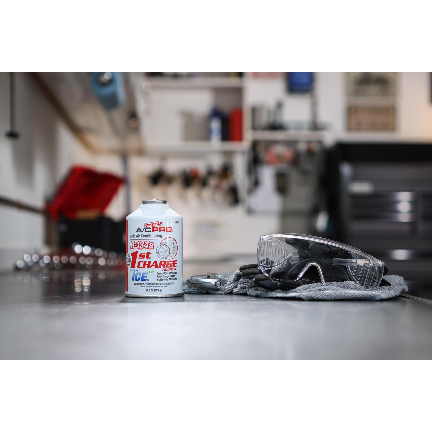 Certified A/C Pro R-134a Refrigerant First Charge with Ice 32 11.5oz