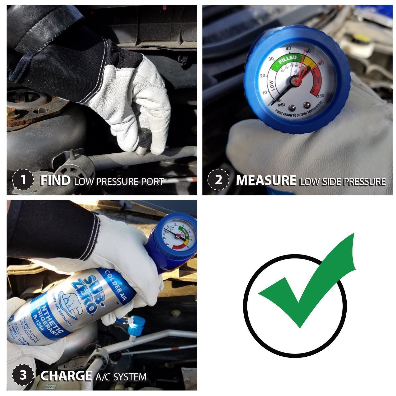 SubZero R1234yf Recharge Kit 10oz