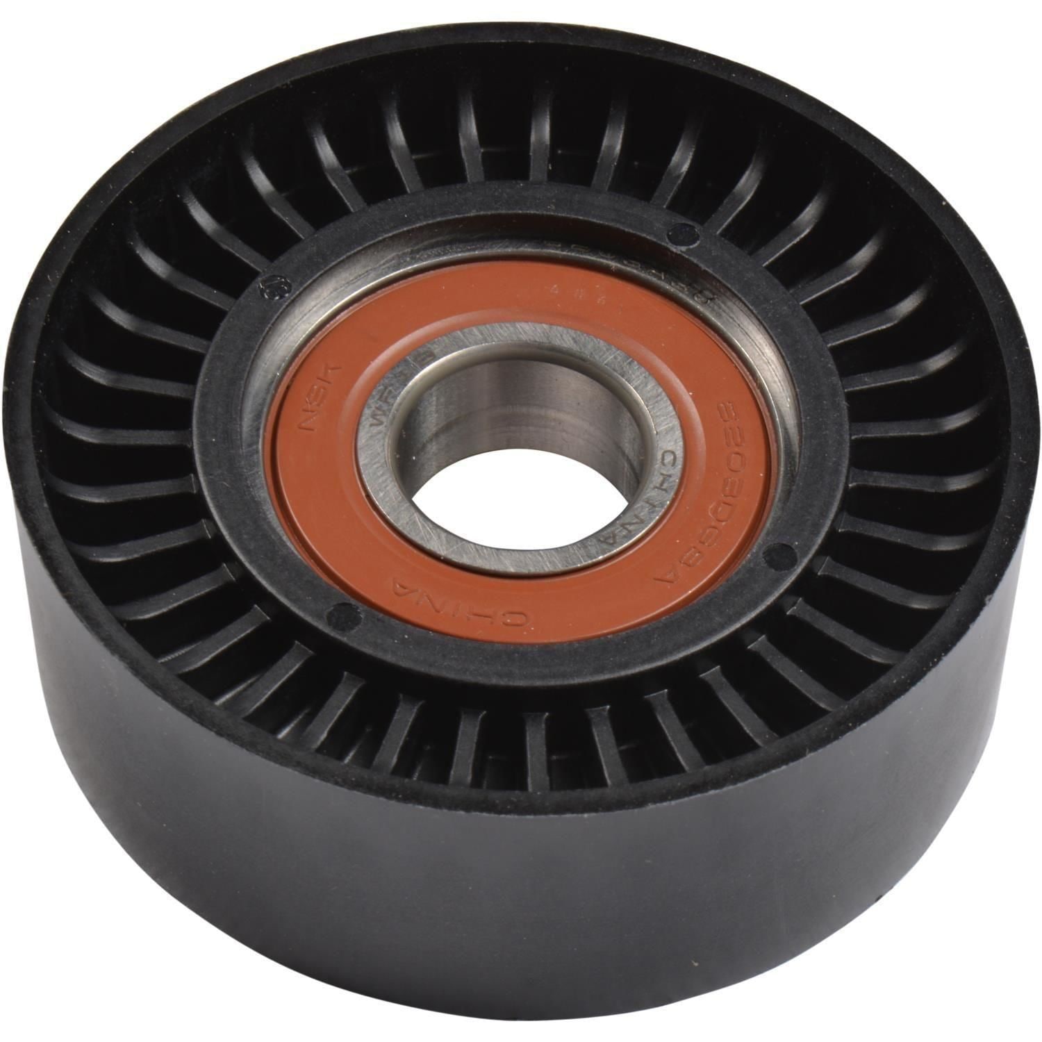 Idler tensioner outlet pulley