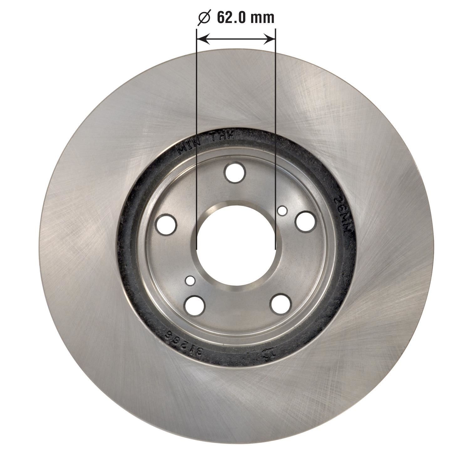Duralast Brake Rotor 31266