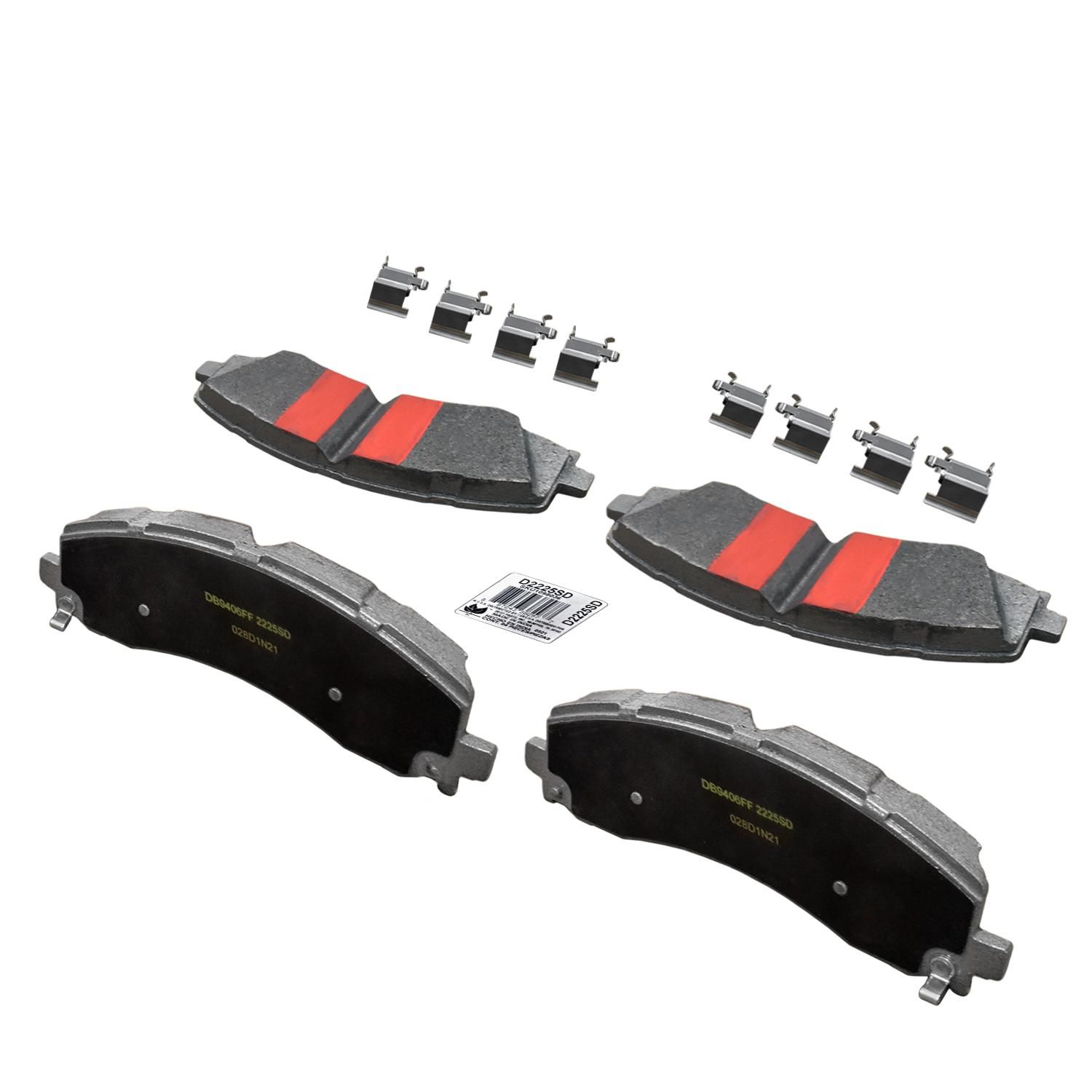 Duralast Severe Duty SemiMetallic Brake Pads D2225SD