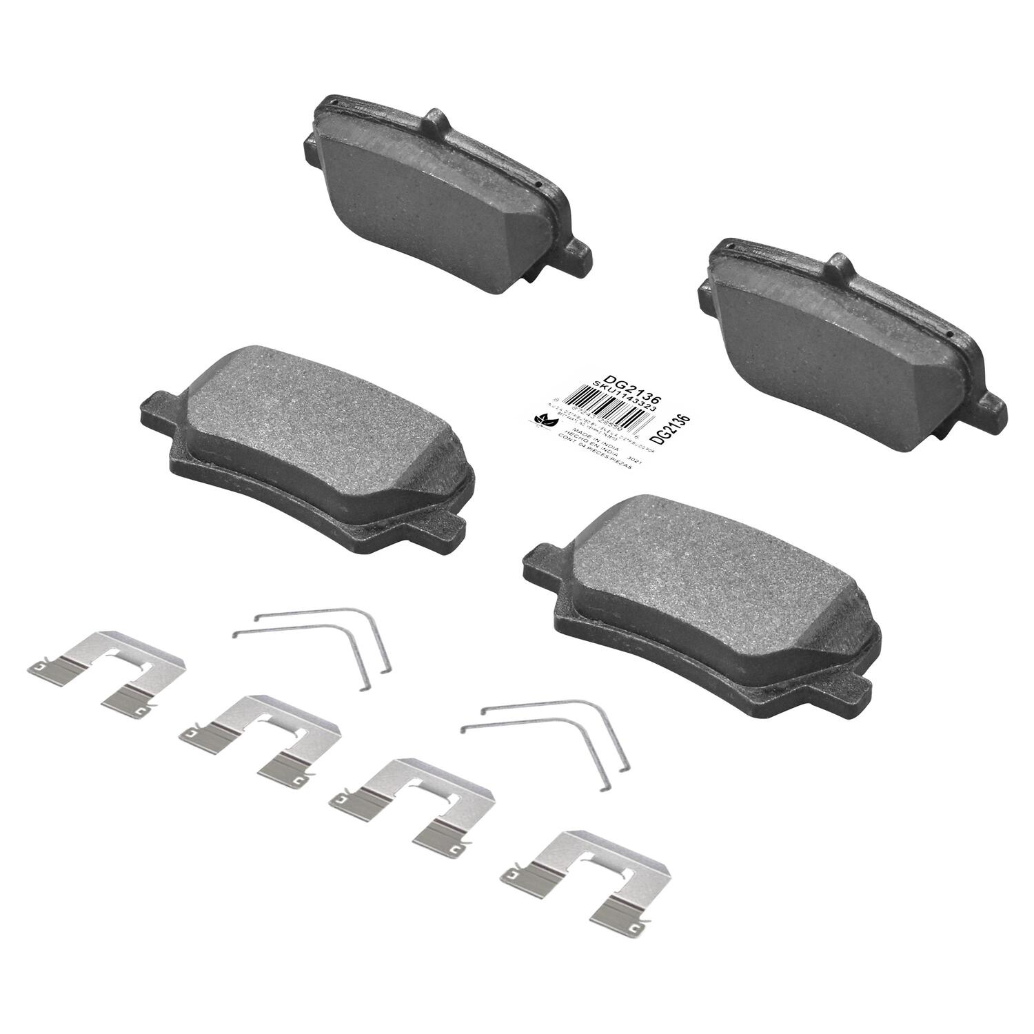 Duralast Gold Semi-Metallic Disc Brake Pad Set DG2136