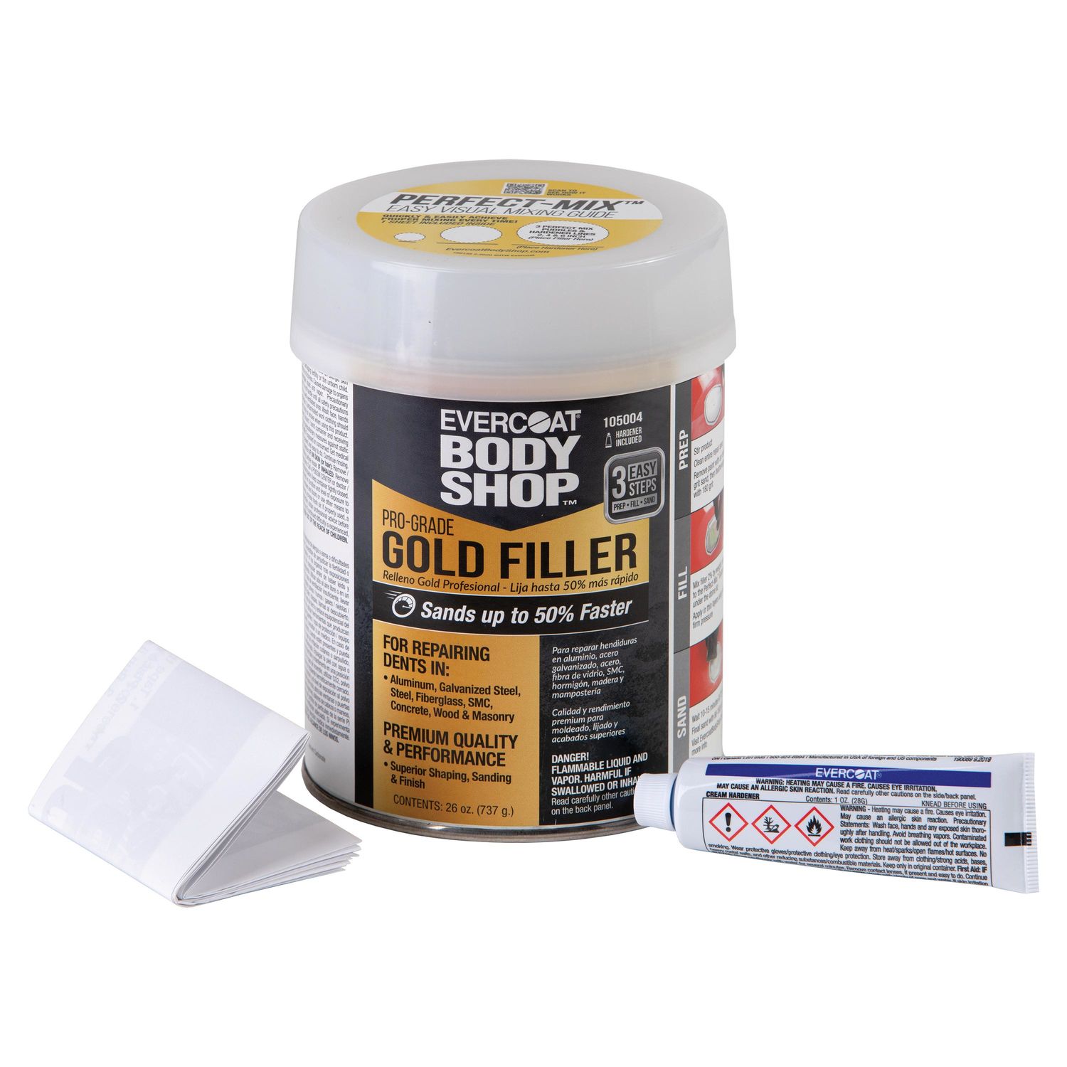 Gold Body Filler 1 Quart