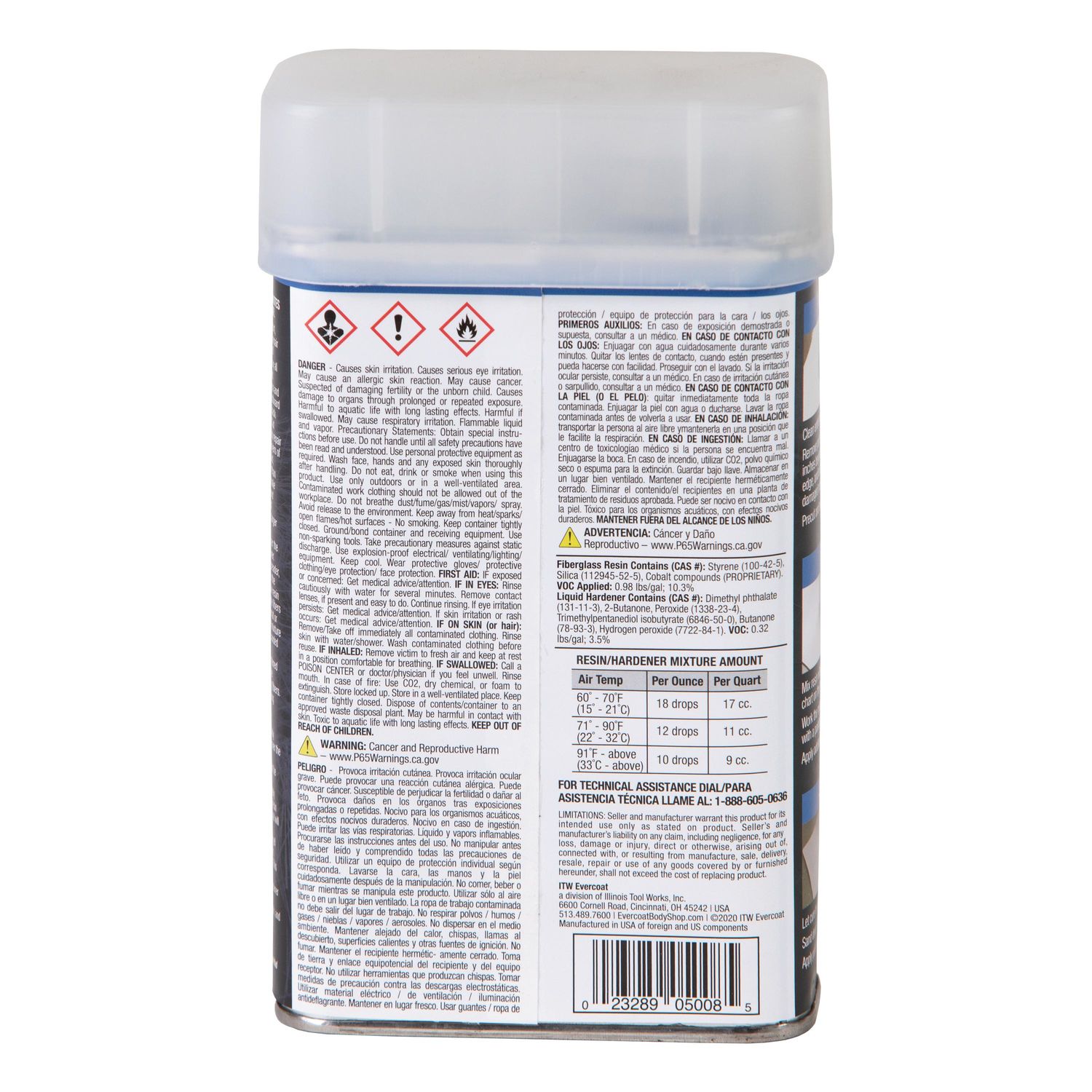 Fiberglass Resin 1 Pint