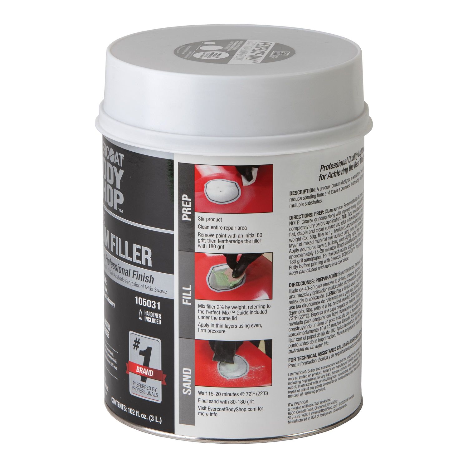 Premium Body Filler 1 Gallon