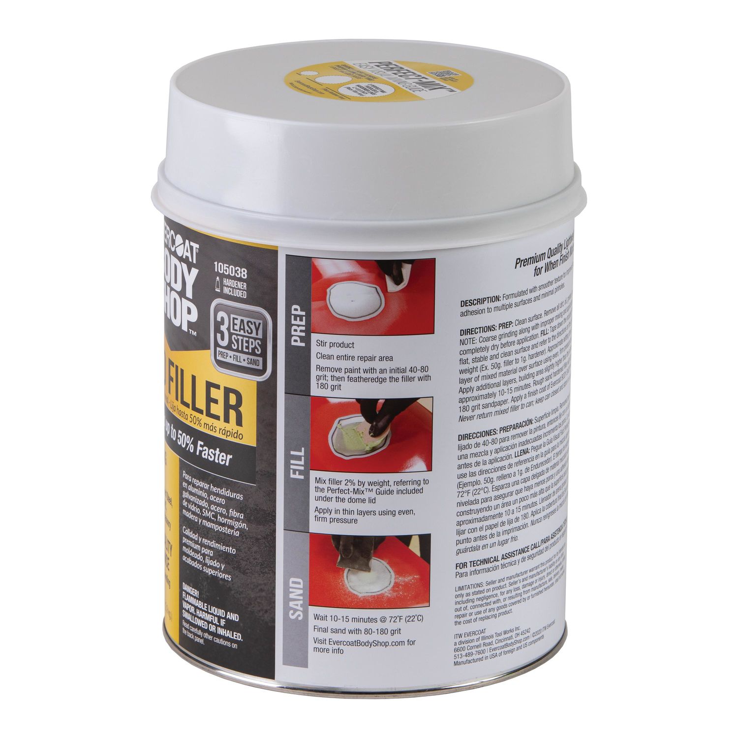 Evercoat Gold Body Filler 1 Gallon