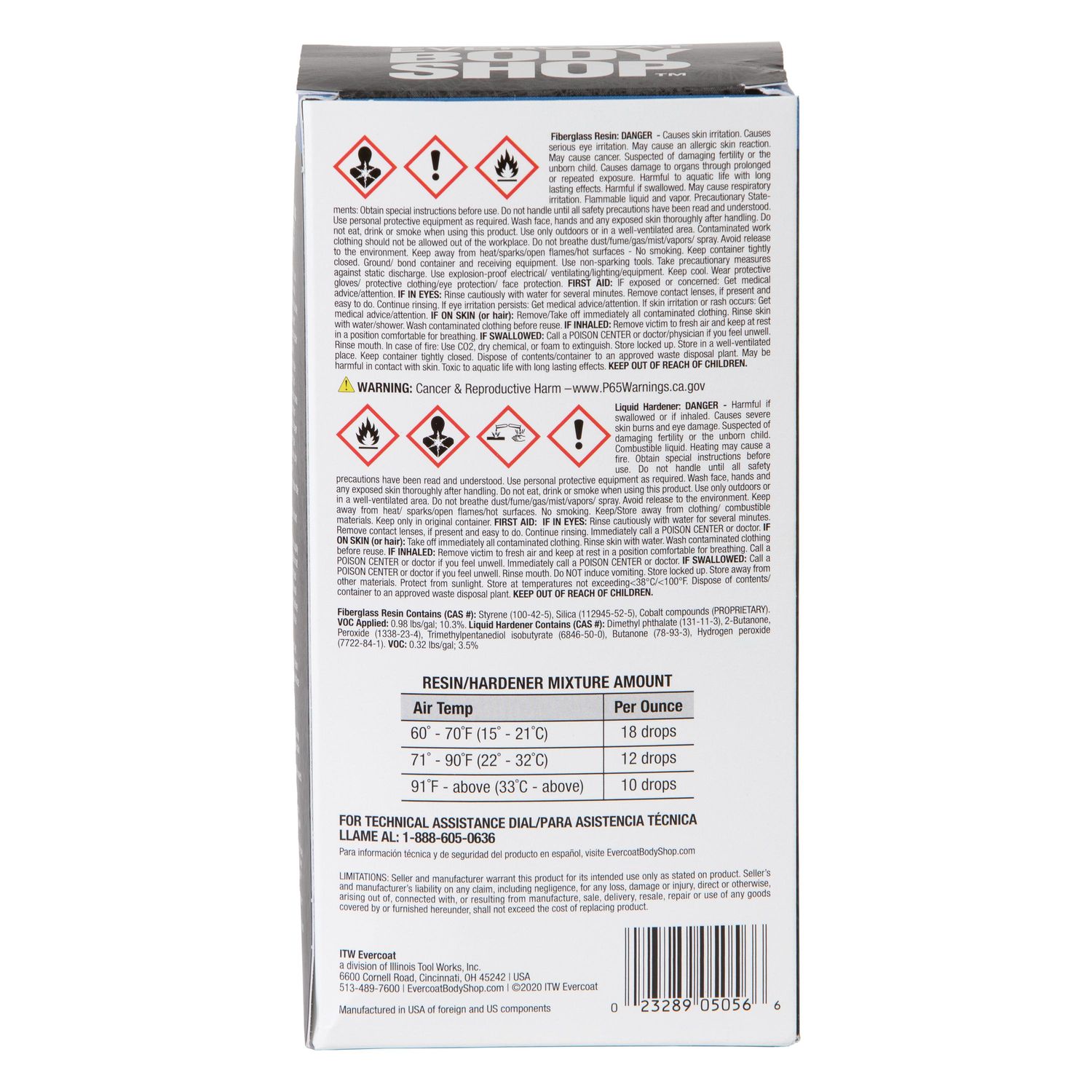 Fiberglass Repair Kit 8oz