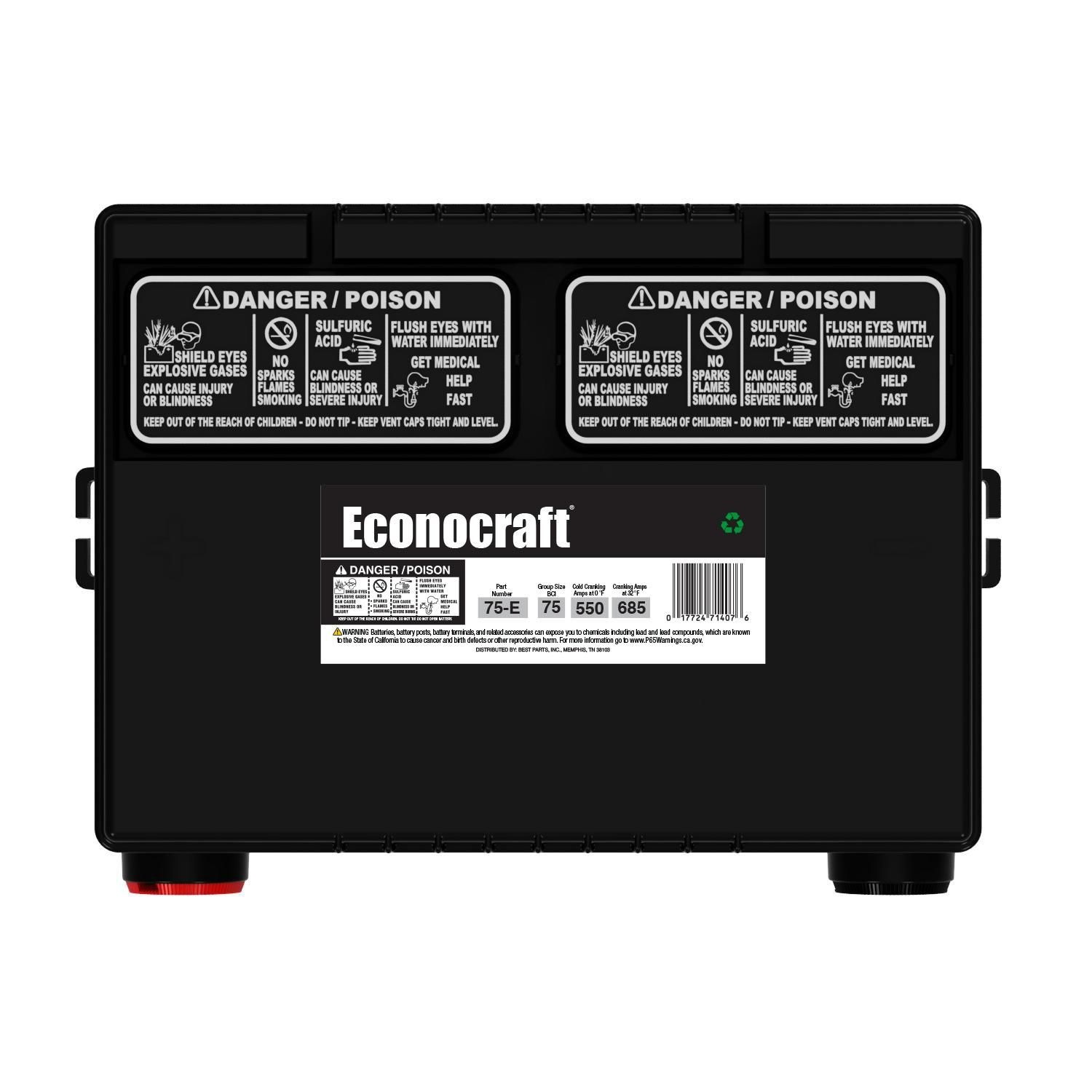 Econocraft Battery 550 CCA 75E