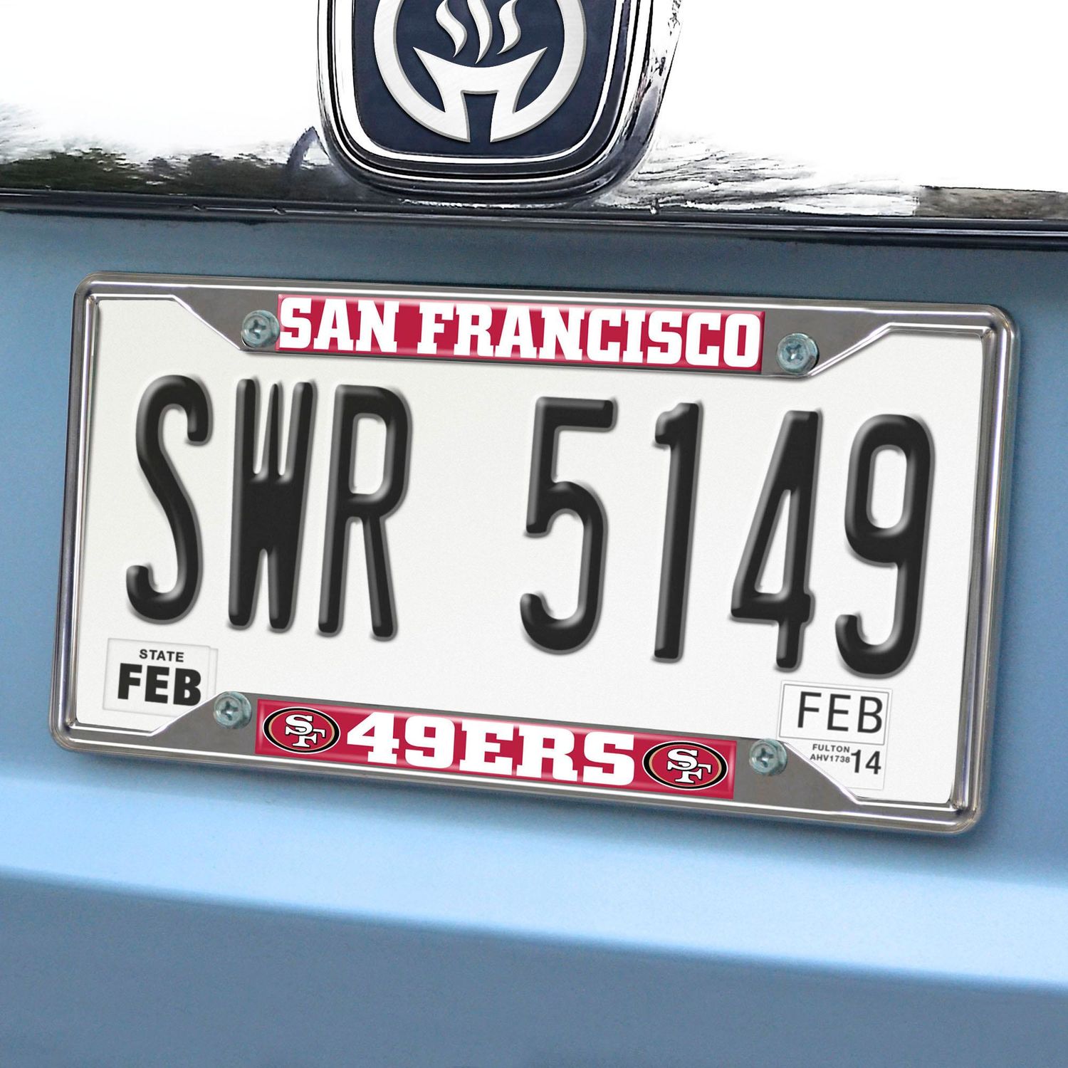 San Francisco 49ers License Plate - Sports Fan Shop