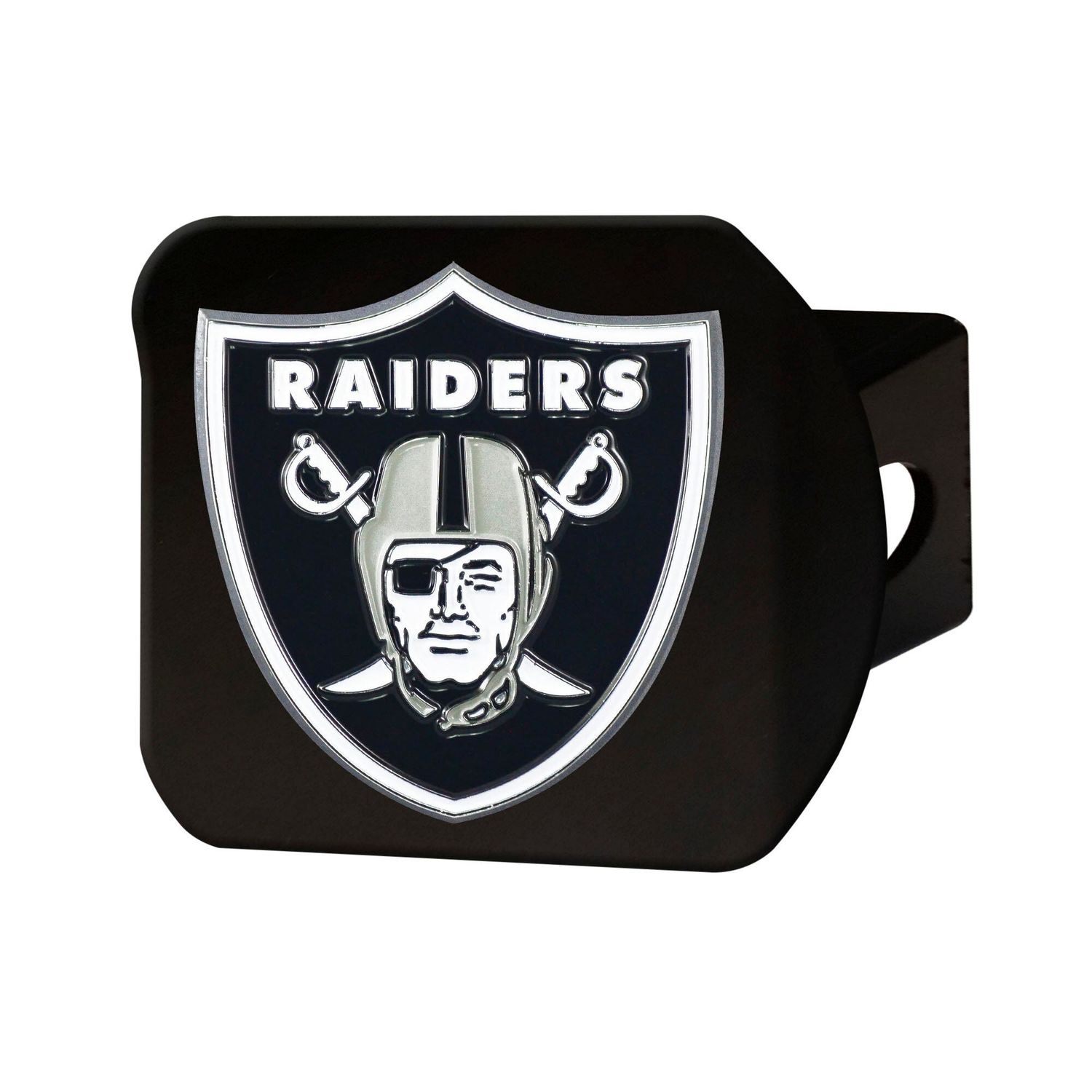 Las Vegas Raiders Oval Car Hitch Cover