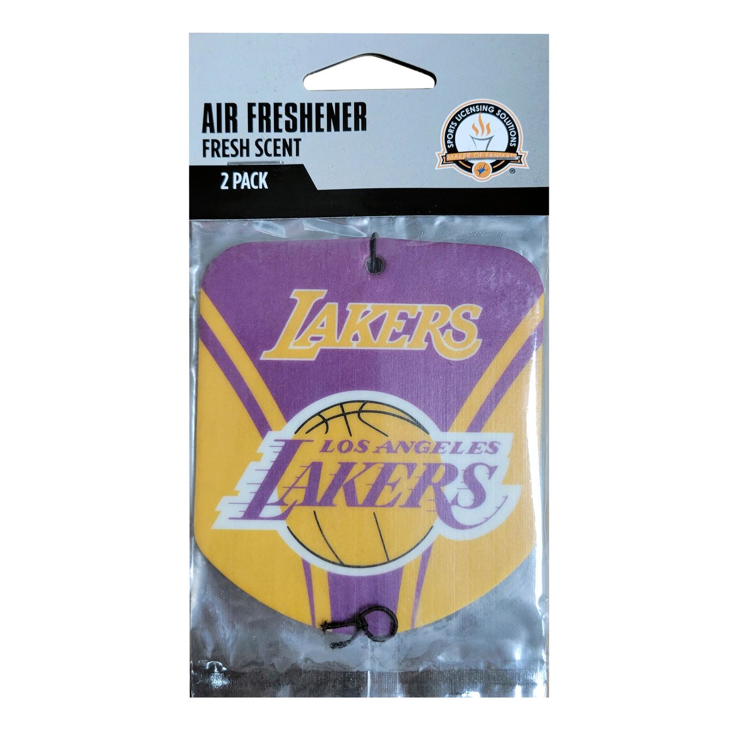FANMATS Los Angeles Lakers Air Freshener 2 Pack