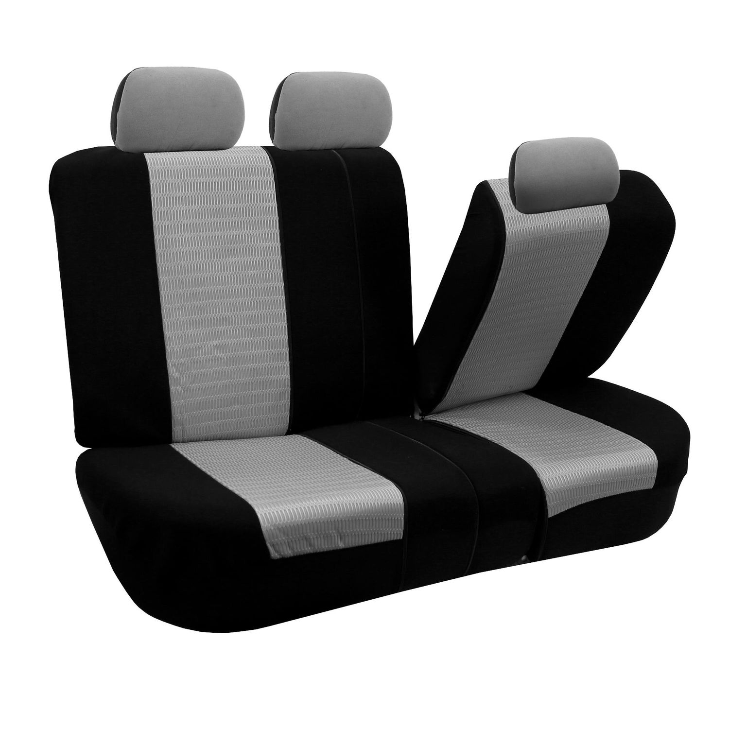 FH Group Trendy Elegance 3D Air Mesh Seat Covers Full Set