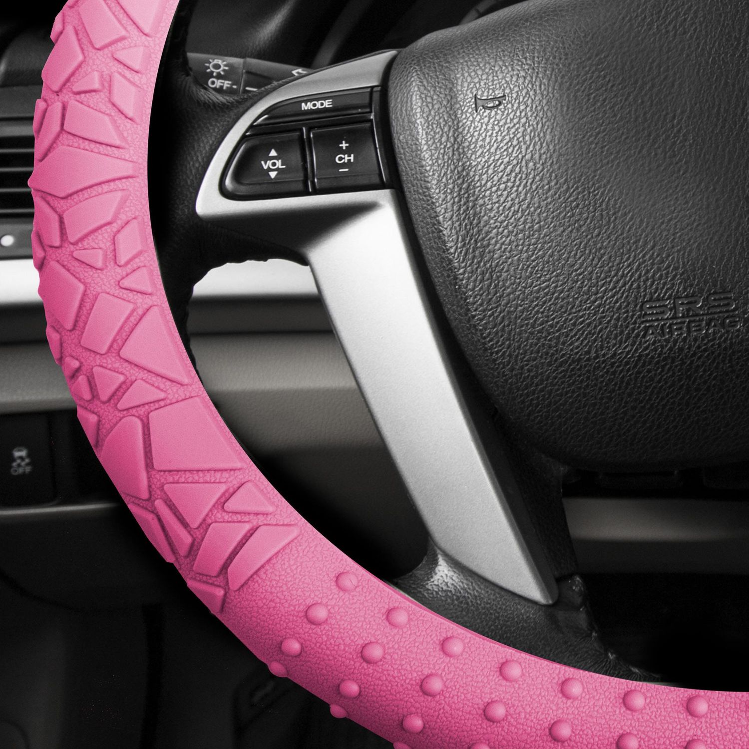 Pink steering deals wheel cover autozone