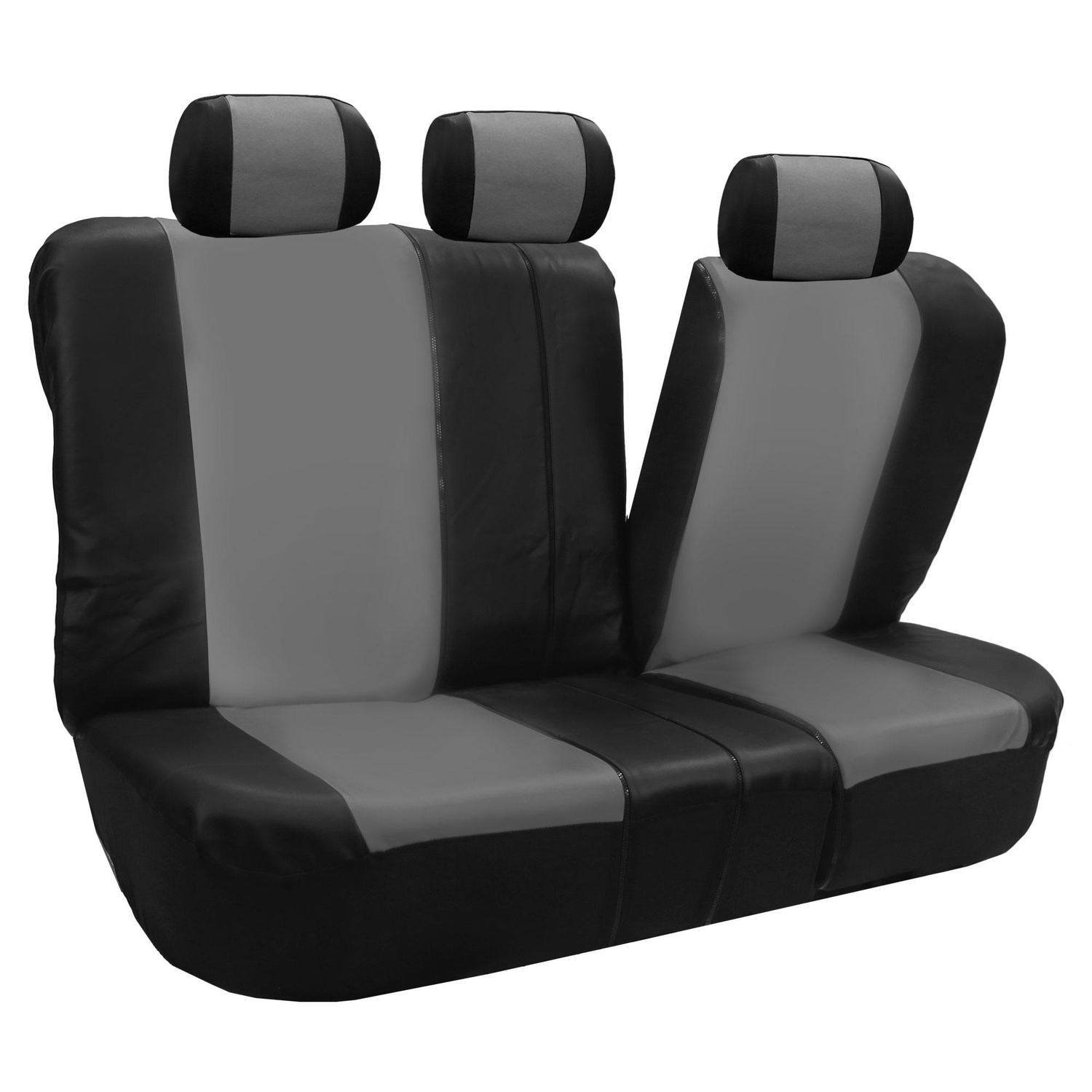 FH Group Premium PU Leather Seat Covers Full Set