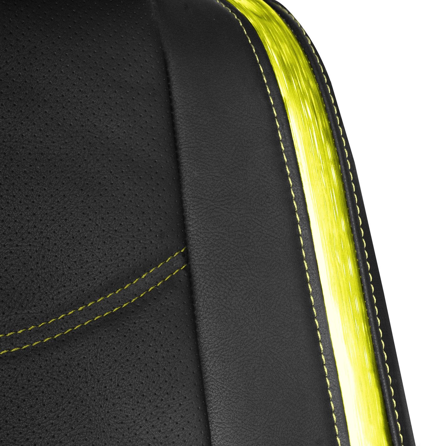 FH Group Galaxy13 Metallic Striped Deluxe Leatherette Full Set Car Seat ...
