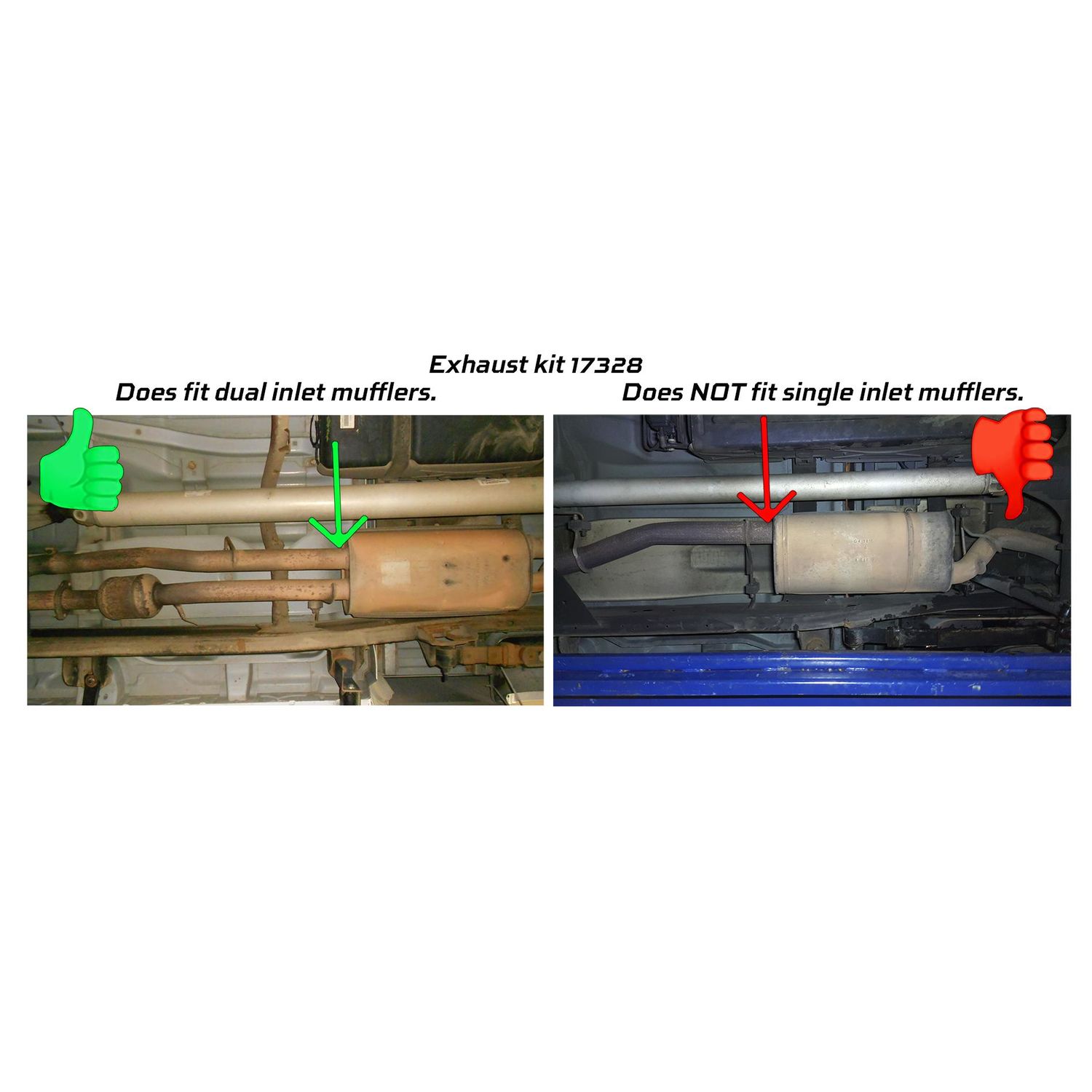 Flowmaster Performance Exhaust System Kit 17328