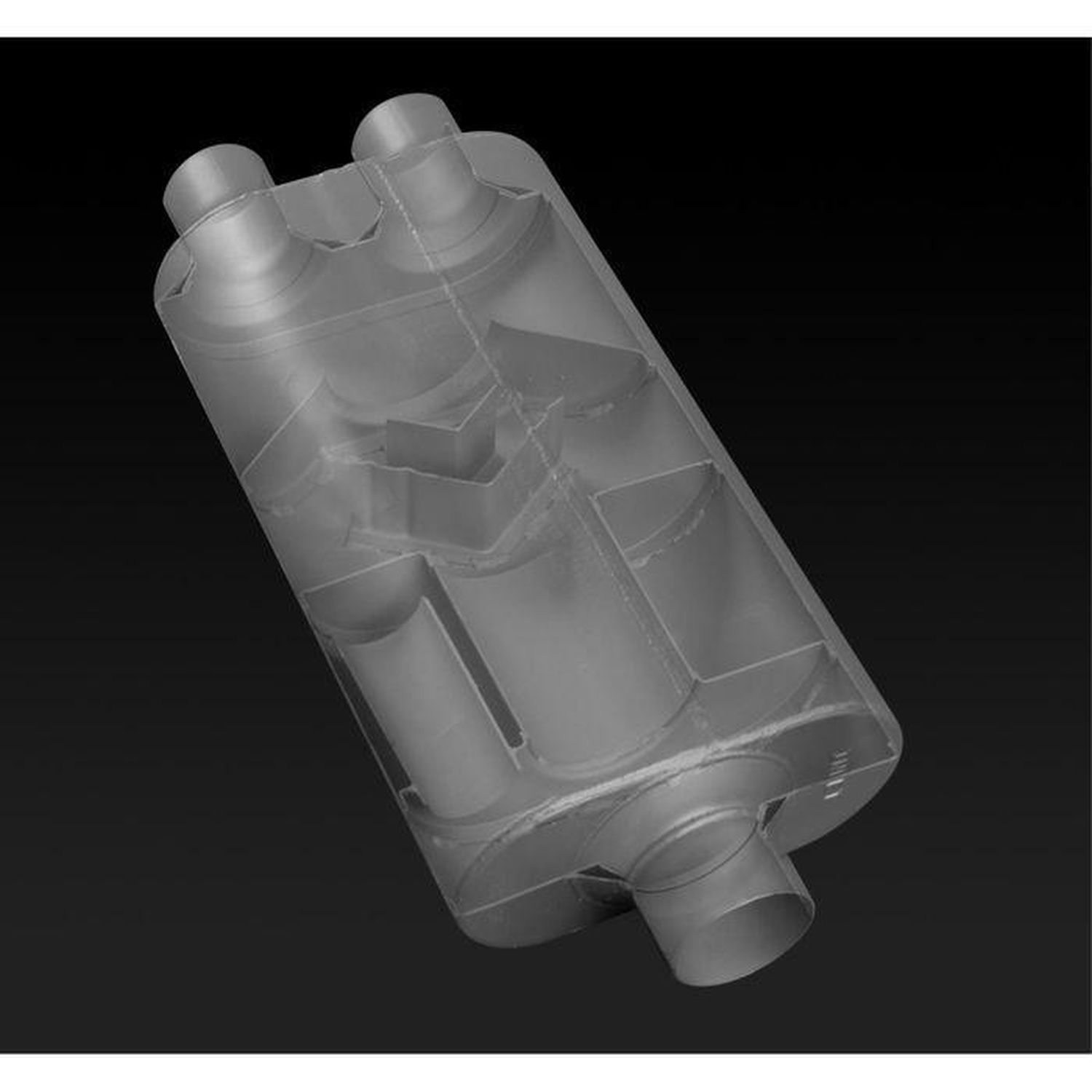 Flowmaster 70 Series 3in Center Inlet x 3 1/4in Center Outlet Muffler
