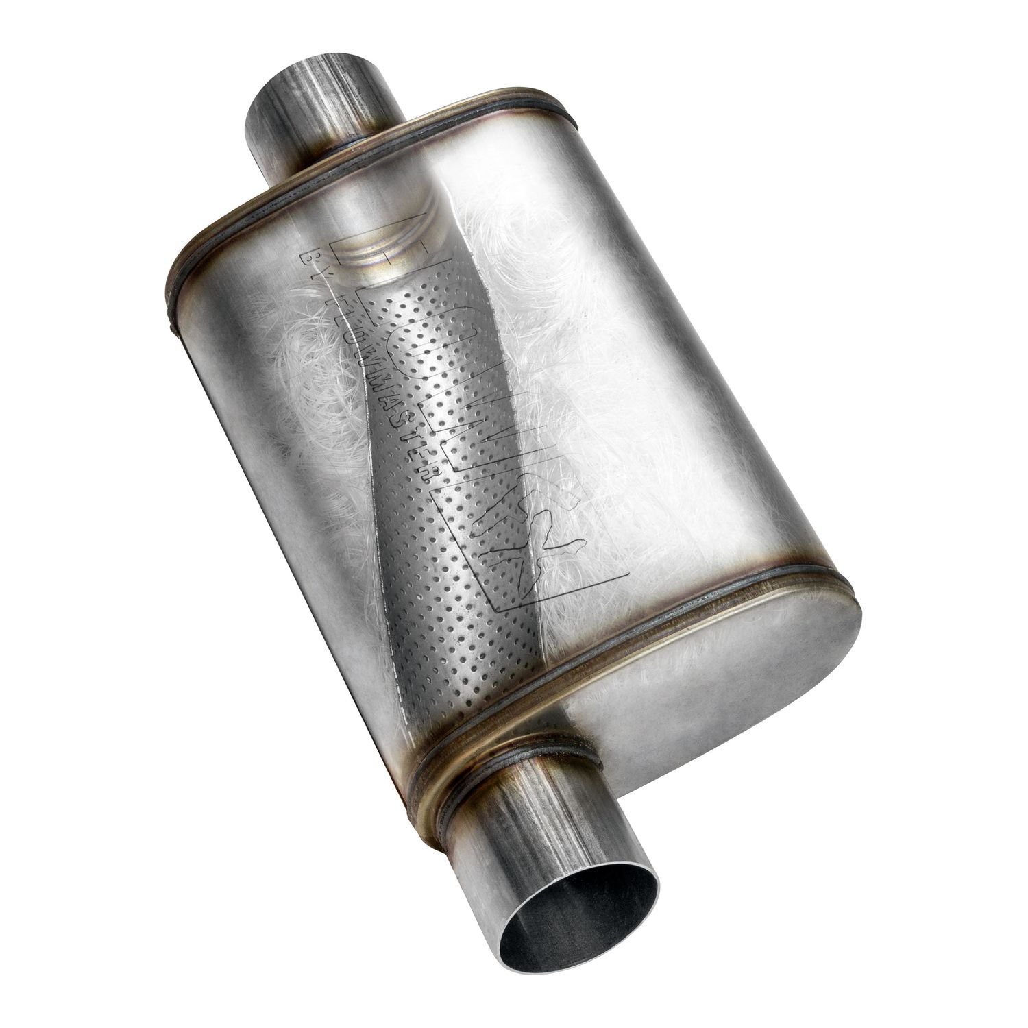 マフラー・ストール MOLLIOLLI Moly Ring Ecofur Muffler Light Gray Flowmaster Performance Muffler 71225