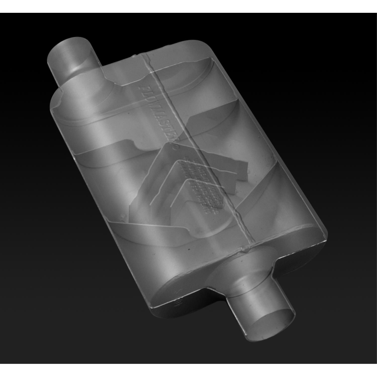 Flowmaster 40 Series 2 1/4in Center Inlet x 2 1/4in Center