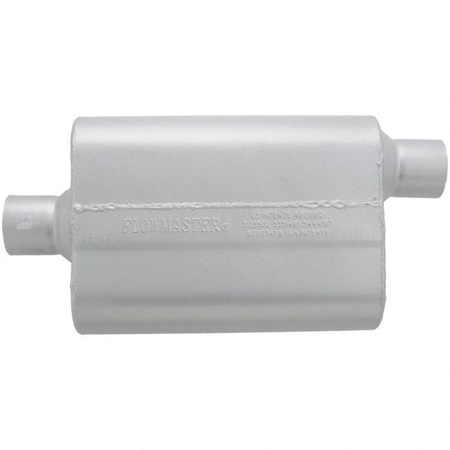 Flowmaster Super 40 Series 2 1/2 Center Inlet x 2 1/2 Offset Outlet ...