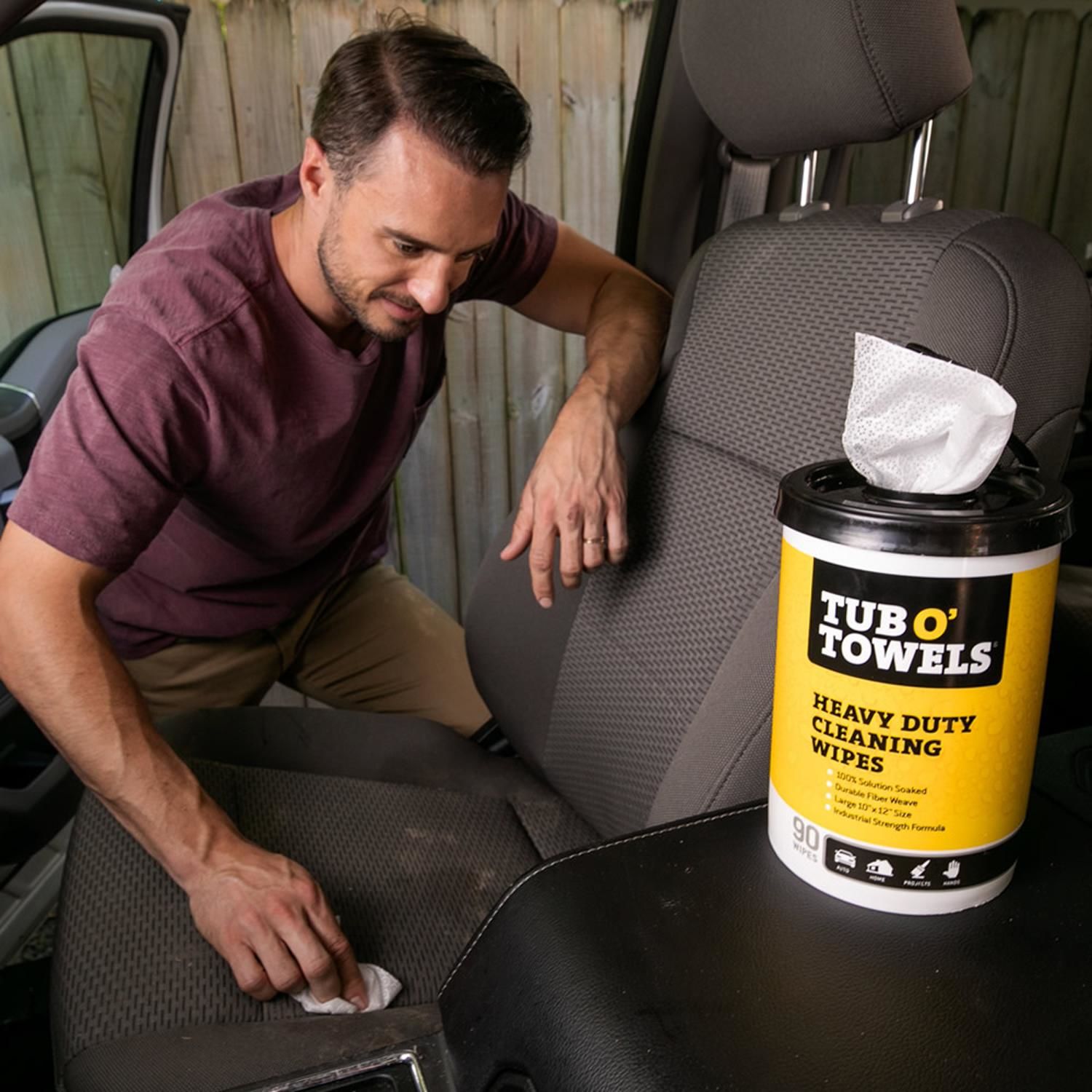 Meguiar's Citrus-Fresh Cleaning Wipes – Interior & Exterior Car