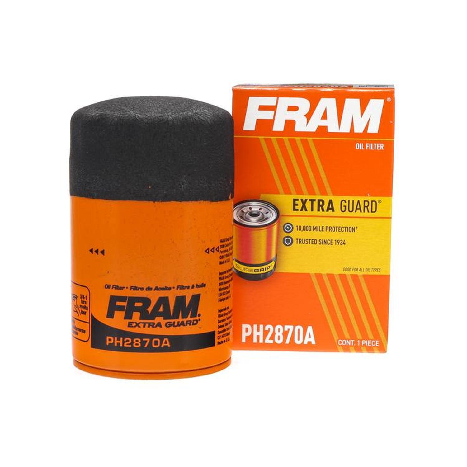 FRAM Extra Guard Spin-On Canister Engine Oil Filter PH2870A