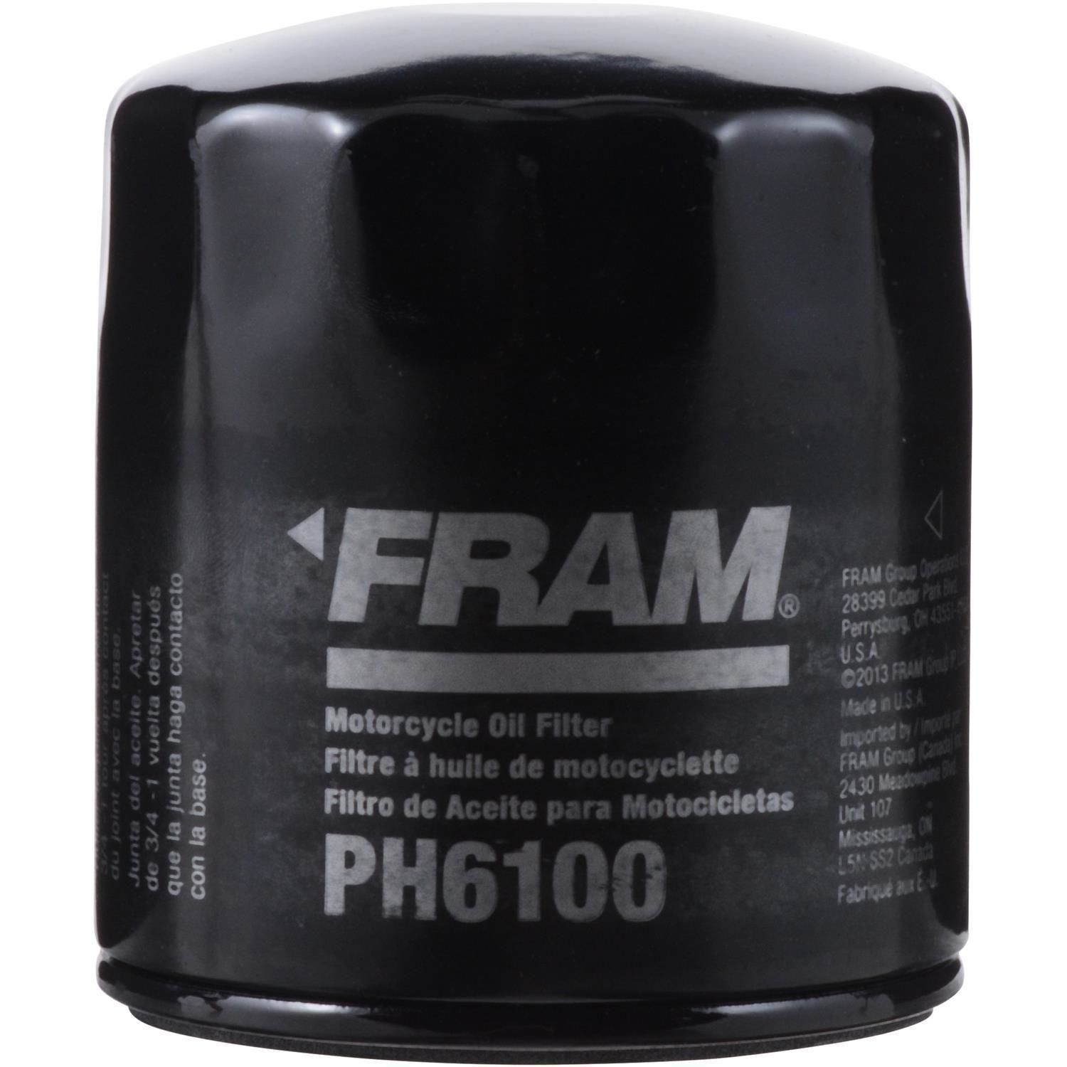 Fram PH6100 Motorcycle Oil Filter