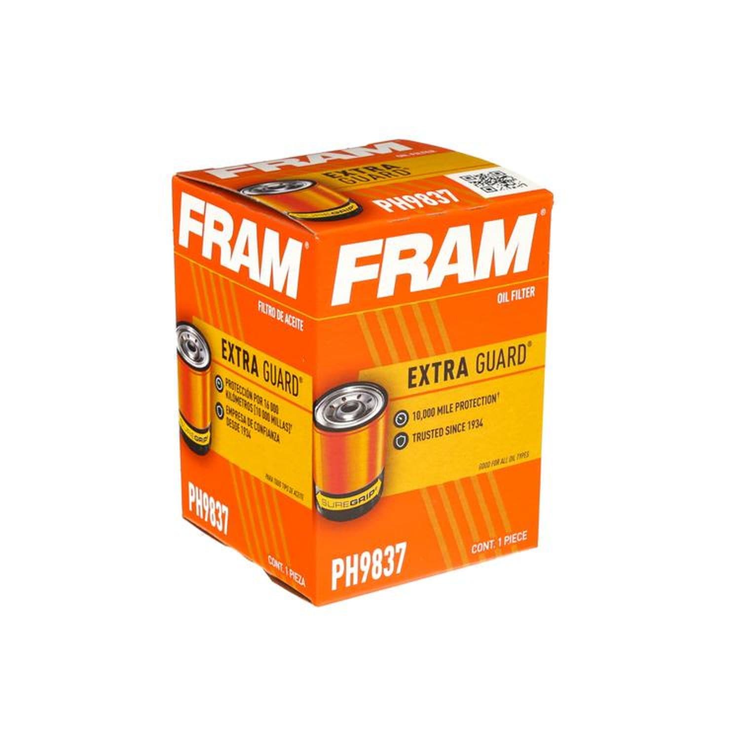 FRAM Extra Guard Spin-On Oil Filter PH9837-10 FRAM Extra Guard Spin-On Oil Filter PH9837-10