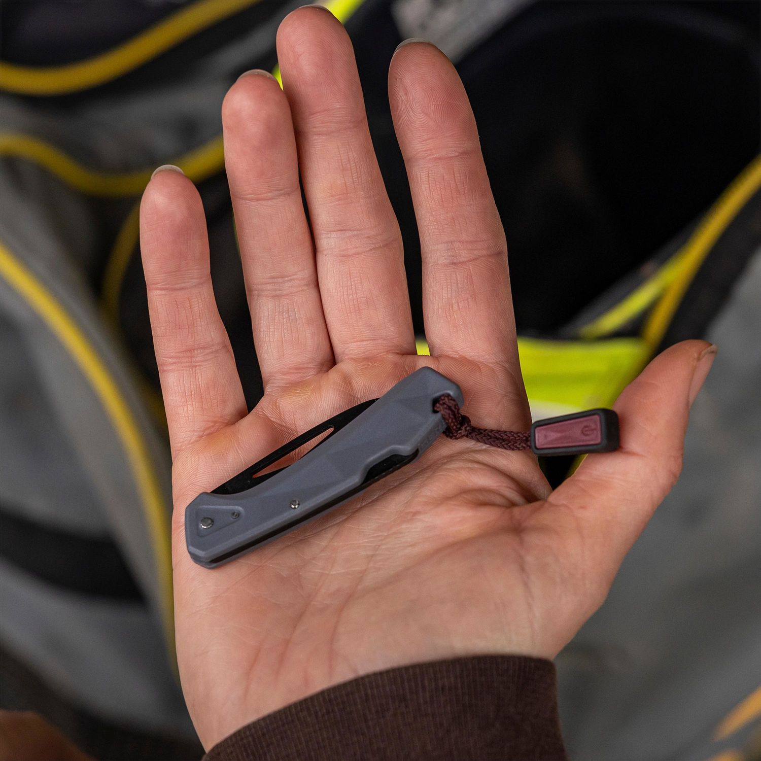 Gerber Knives LST Mini Grey and Black Plain Edge Drop Point Folding Knife