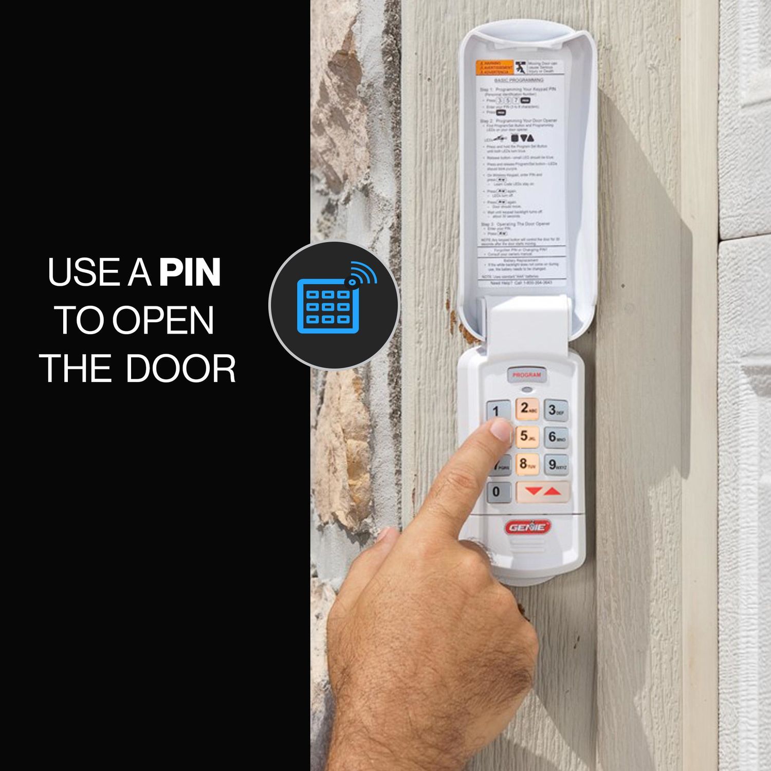 Genie Belt Drive Garage Door Opener with Battery Back Up