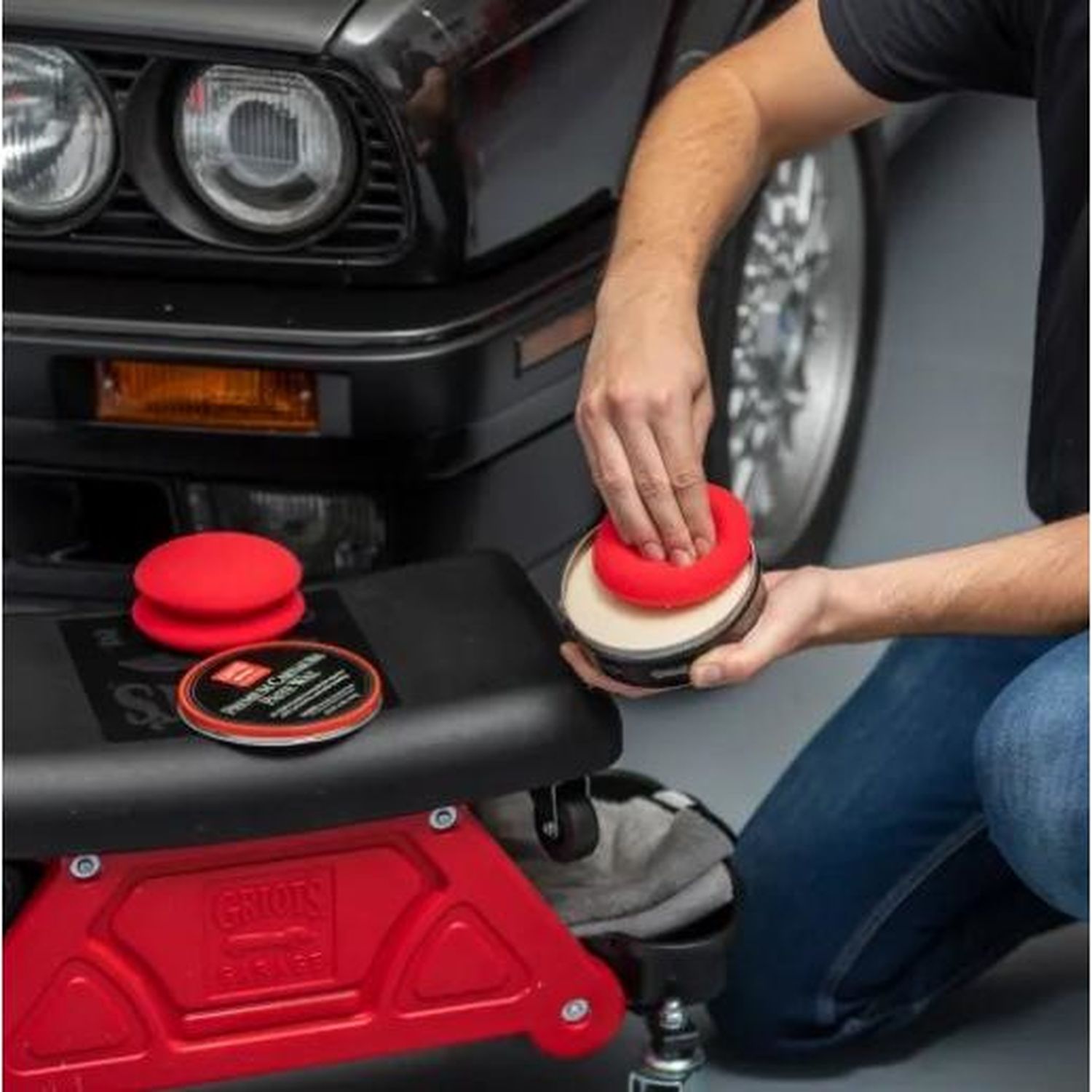 グリオズガレージ ワックス Premium Carnauba Paste Wax Premium Carnauba Paste Wax for Auto Detailing - Griot's Garage
