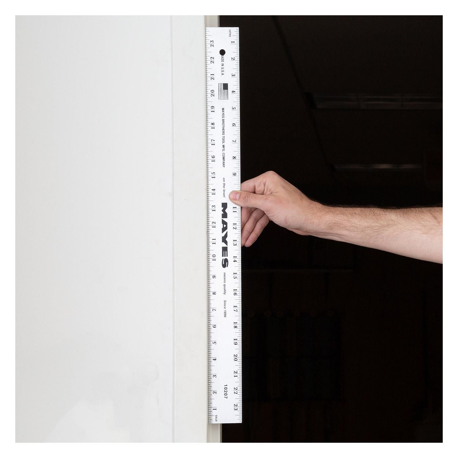 Mayes® - SAE Straight Edge Aluminum Ruler 