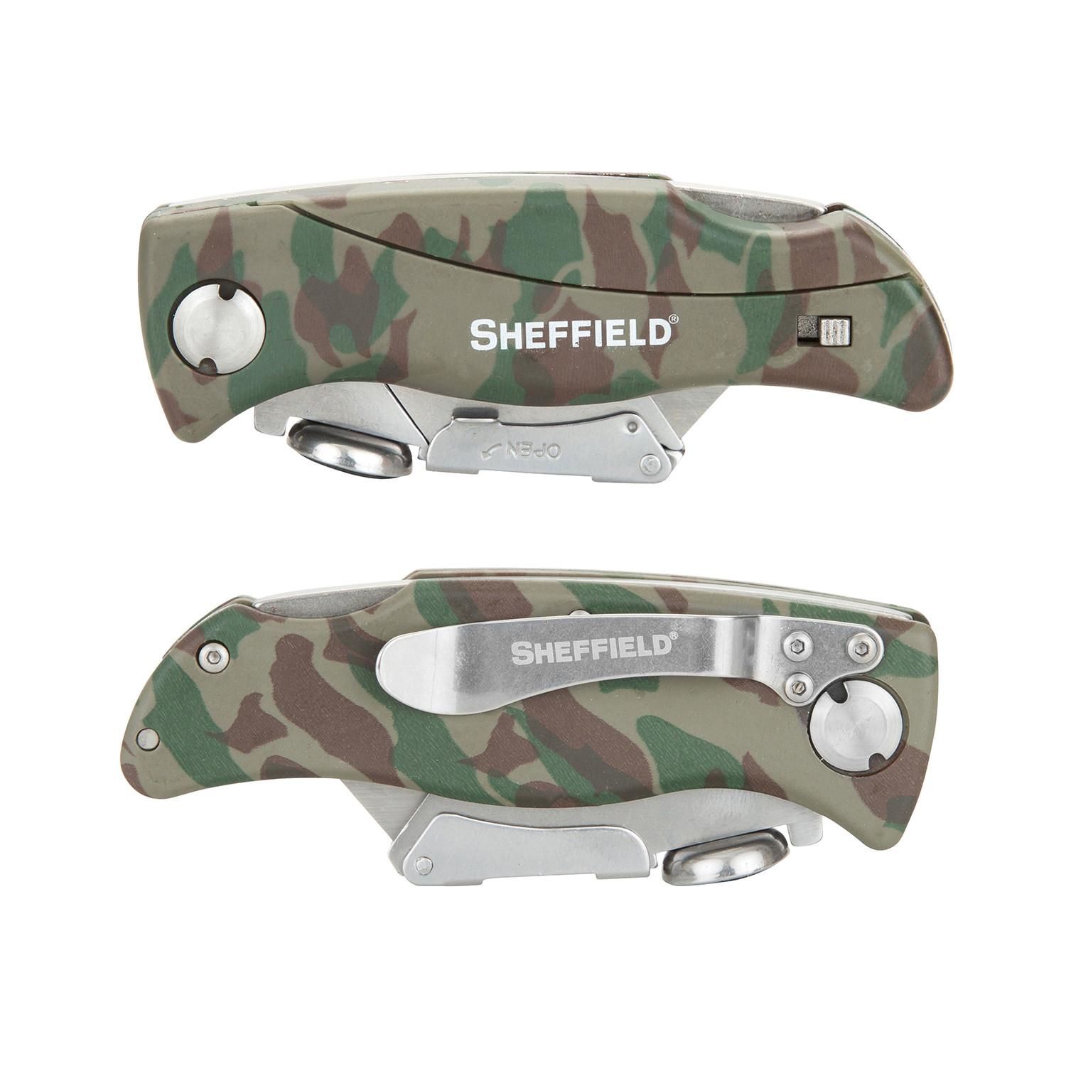 Sheffield Quick Change Folding Lock Back Utility Knife