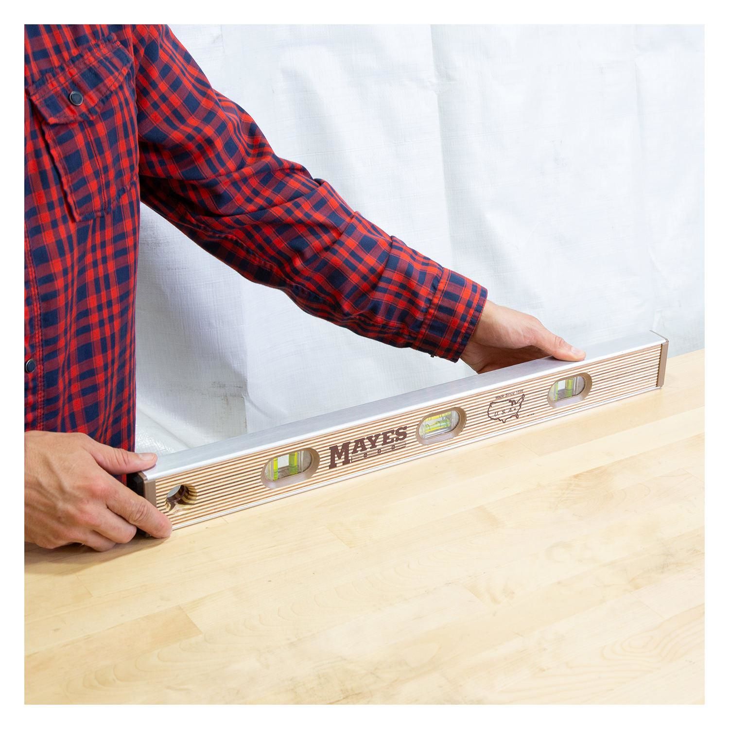 Mayes 24in I-Beam Wood Level
