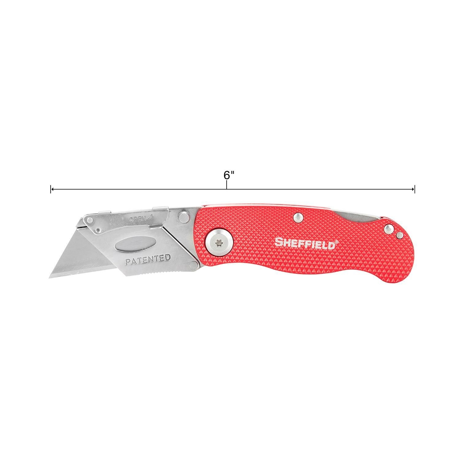 Sheffield Red Ultimate Lock Back Utility Knife