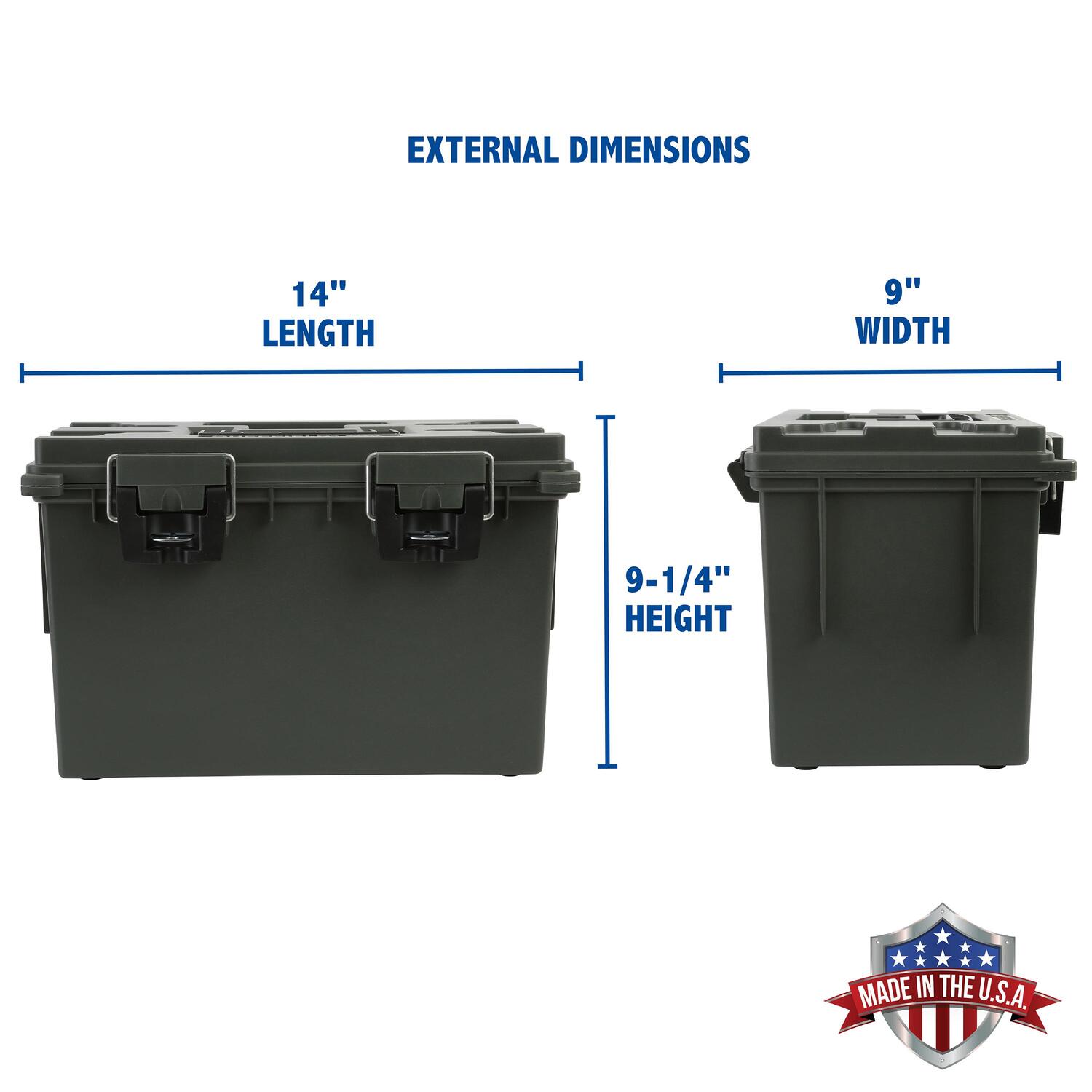 Sheffield Field Box Olive Drab Green