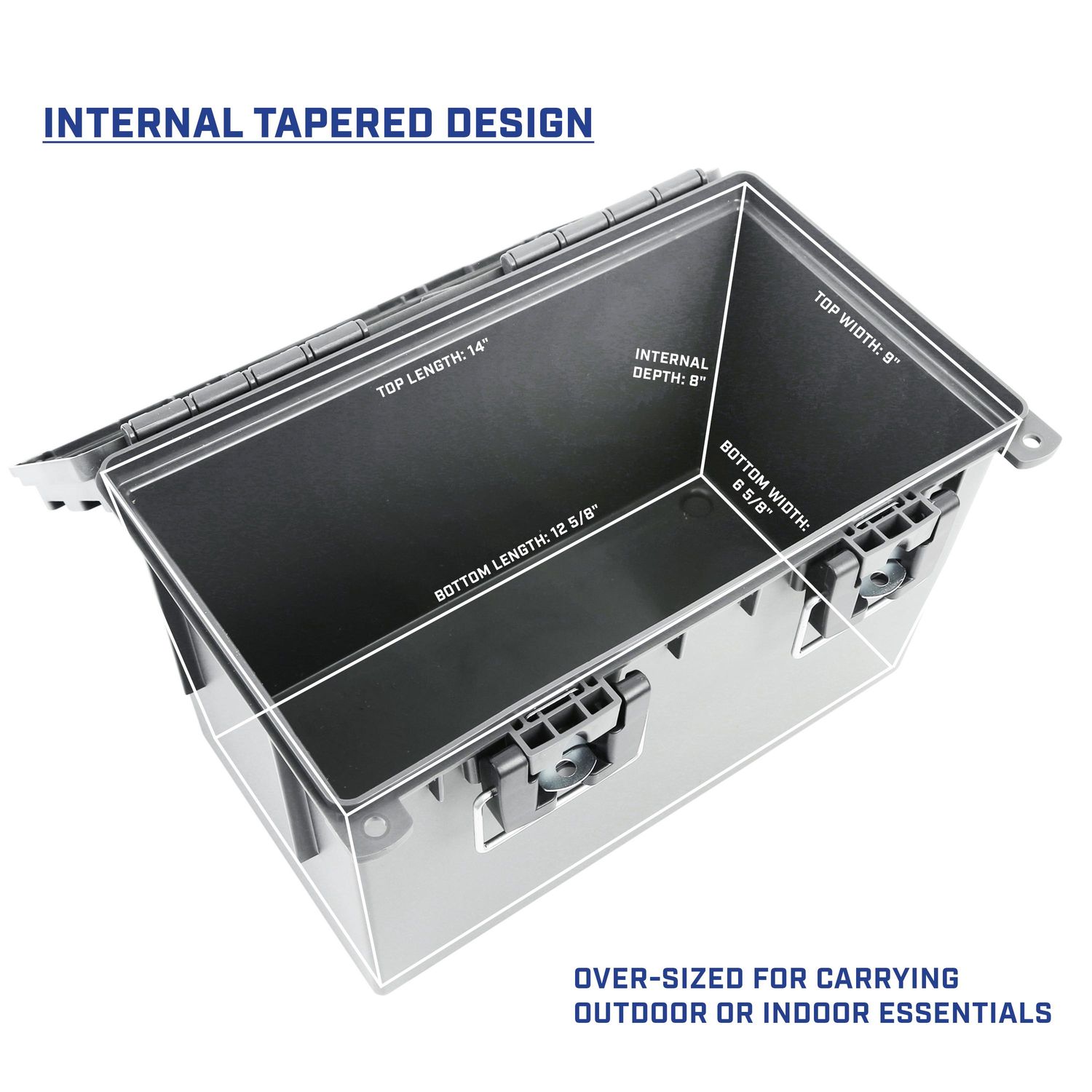 Sheffield XL Gray Field Box 4 Pack