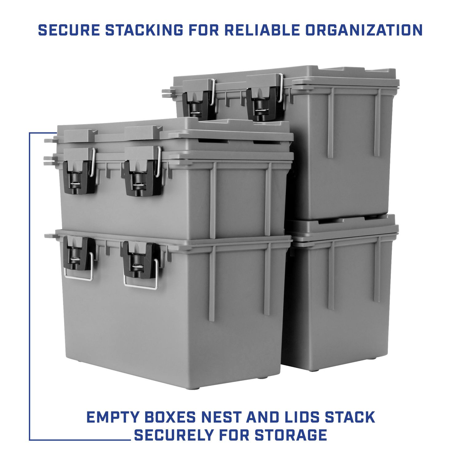 Sheffield XL Gray Field Box 4 Pack